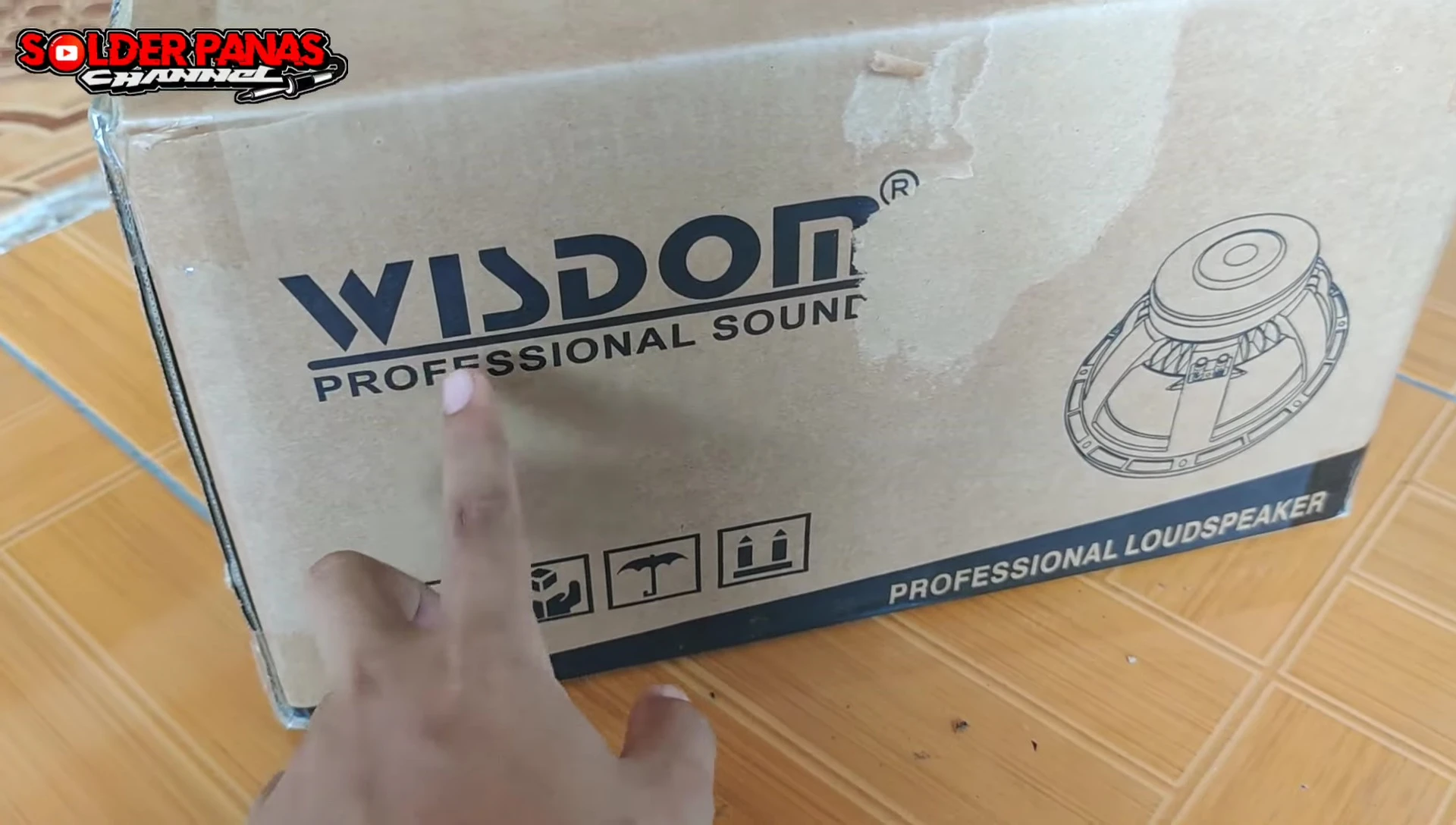 Wisdom W1572 speaker in damaged box