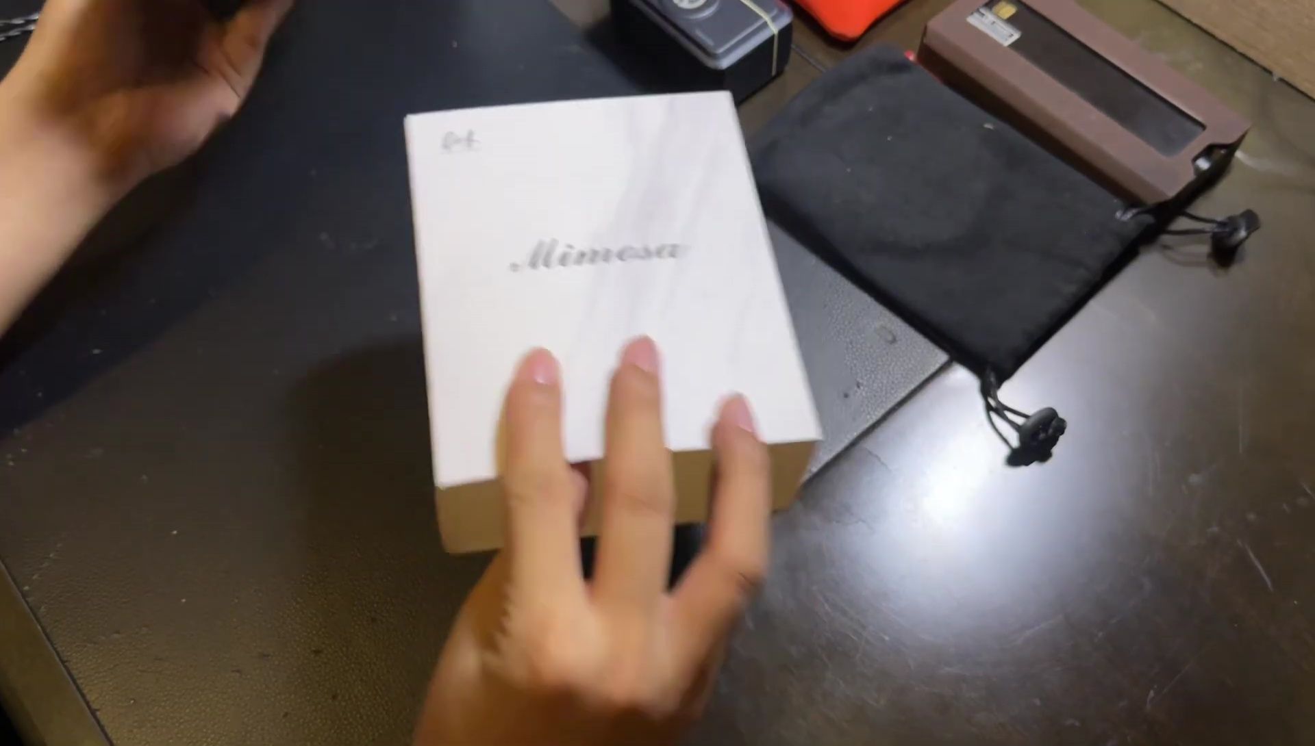 Close-up of the Mimosa packaging