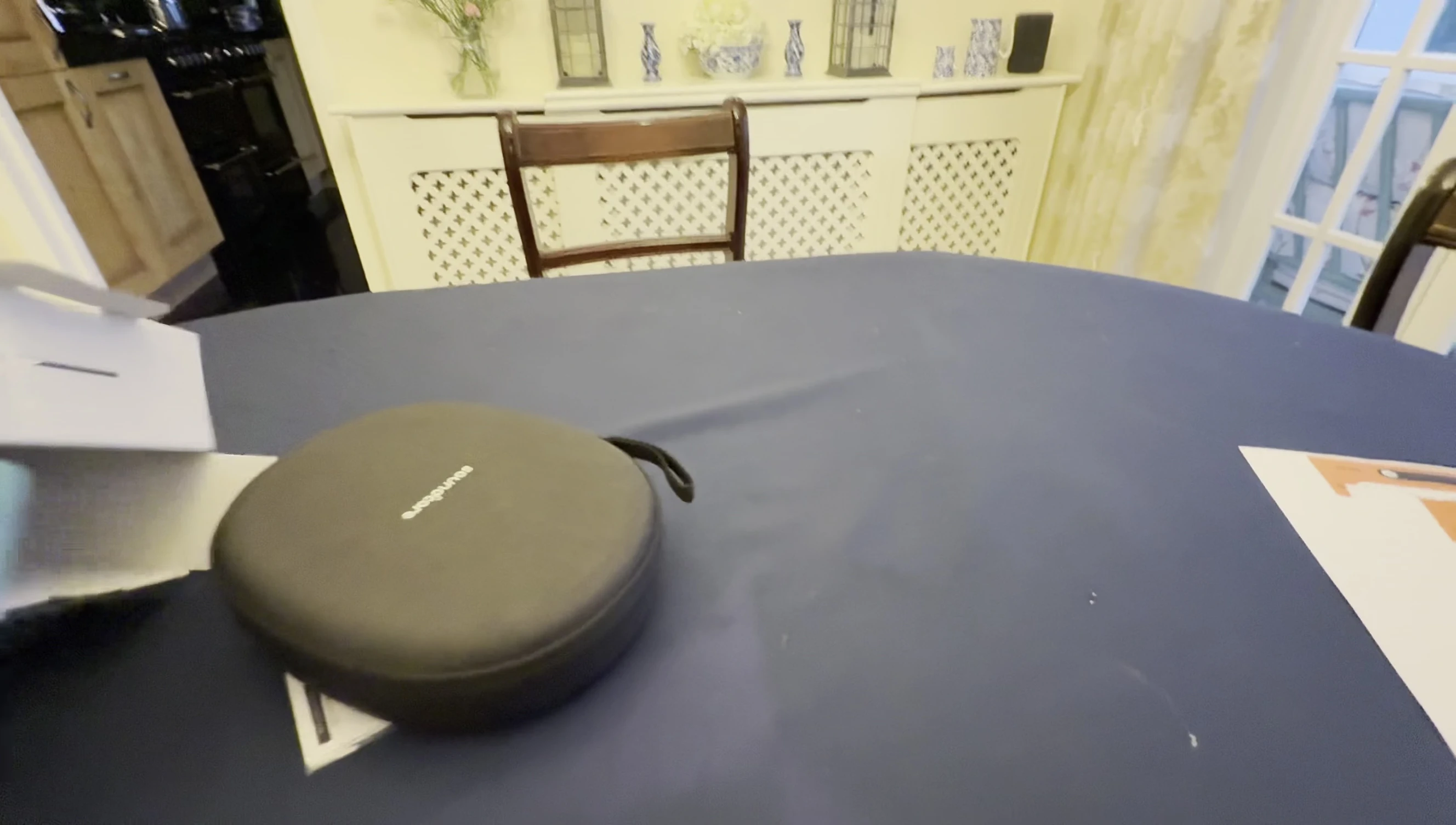 Soundcore headphones and hard case