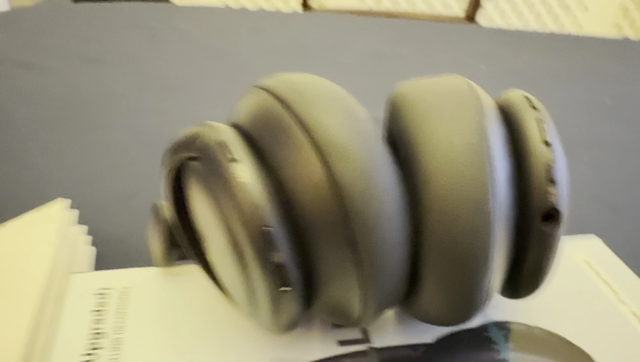 Close-up of buttons demonstrating functionality