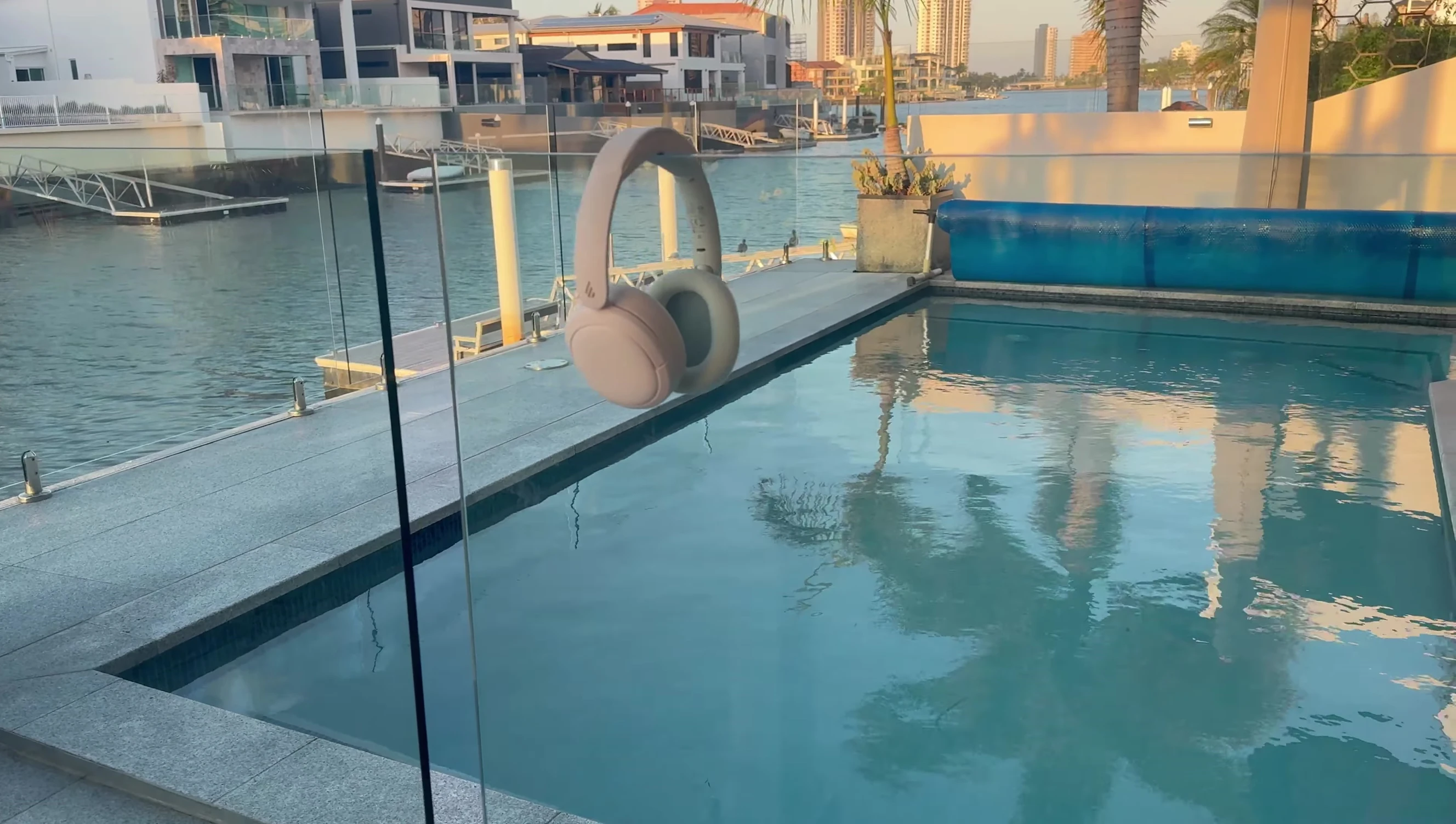 A shot highlighting the value proposition of the headphones.