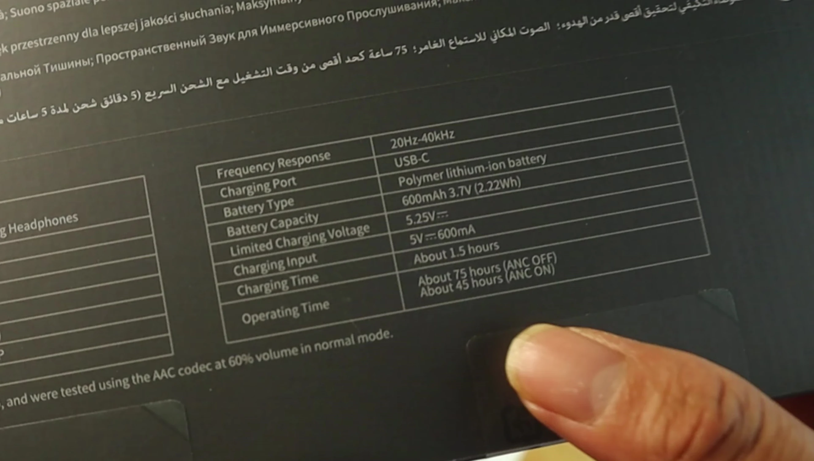 UGREEN's battery life claim