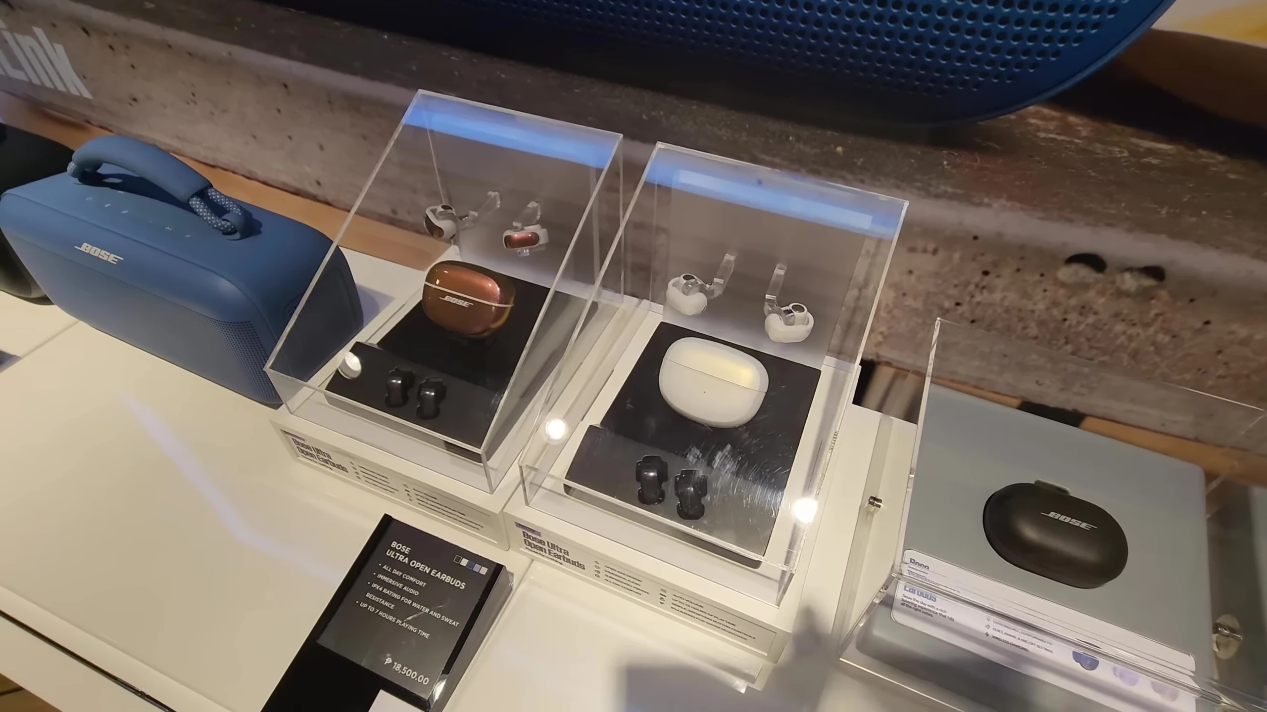 Earbuds being described as suitable for gym use