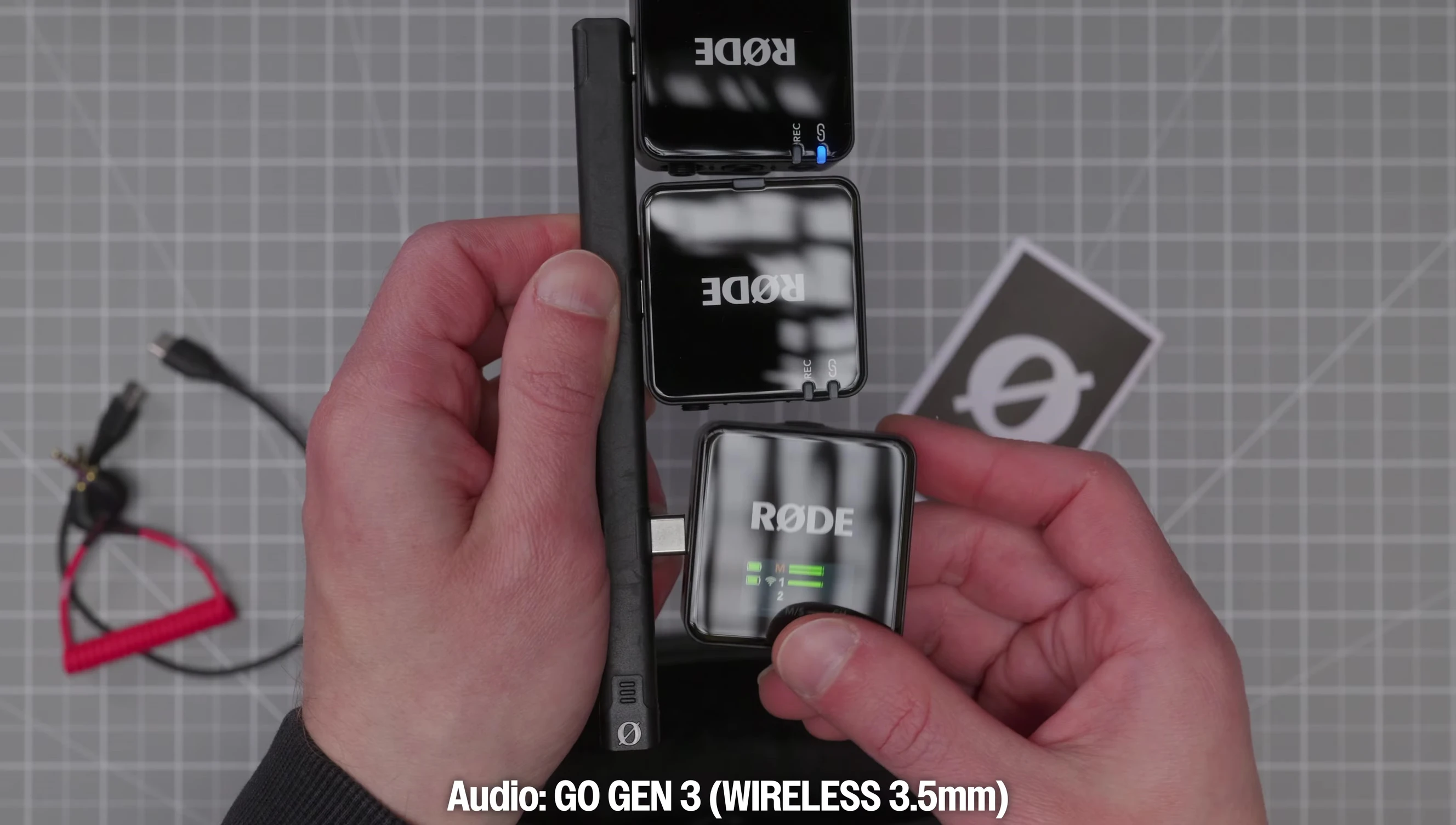 Rode Wireless Go Gen 3 package contents shown