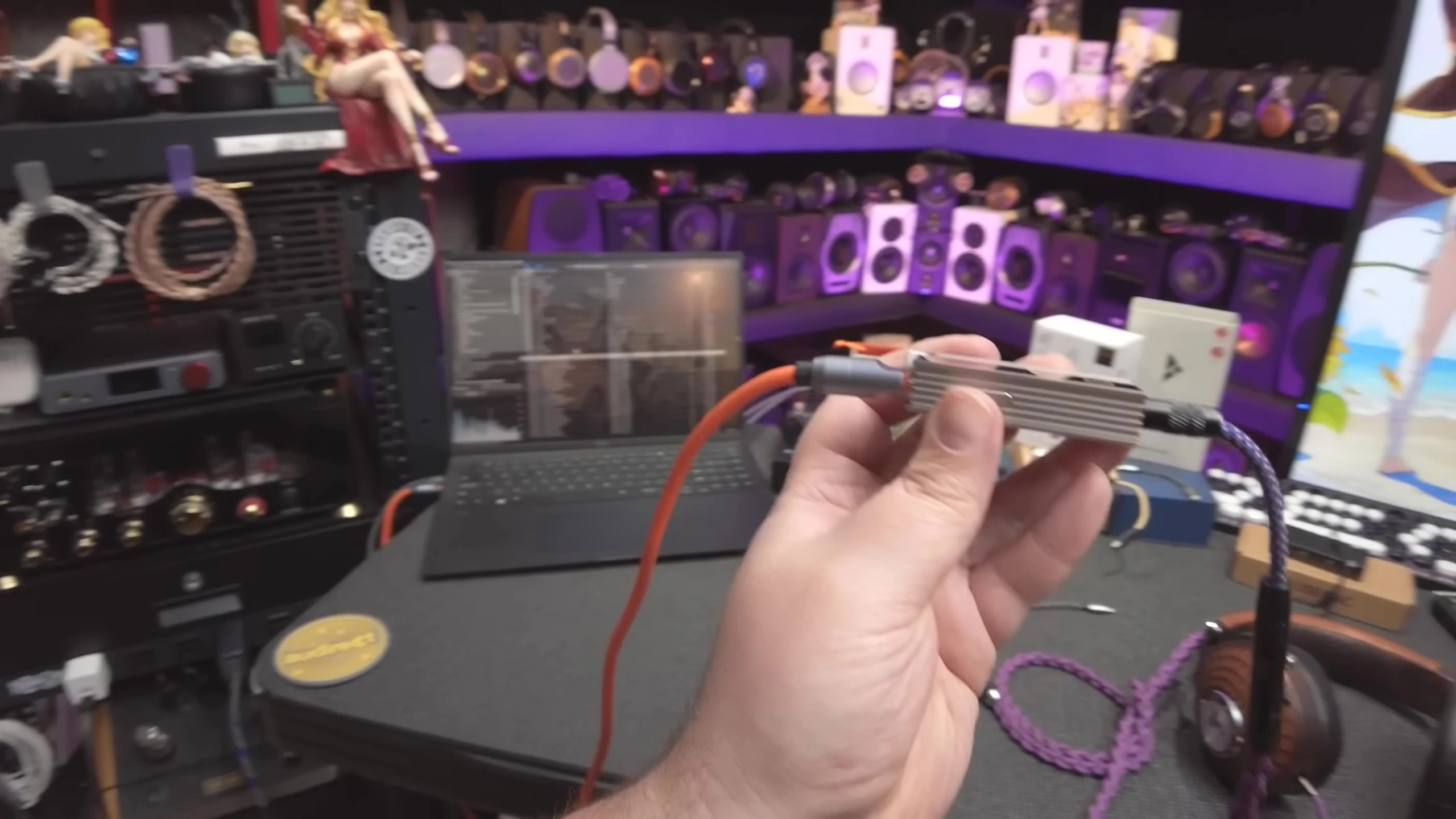 The nearly invisible LED indicator light