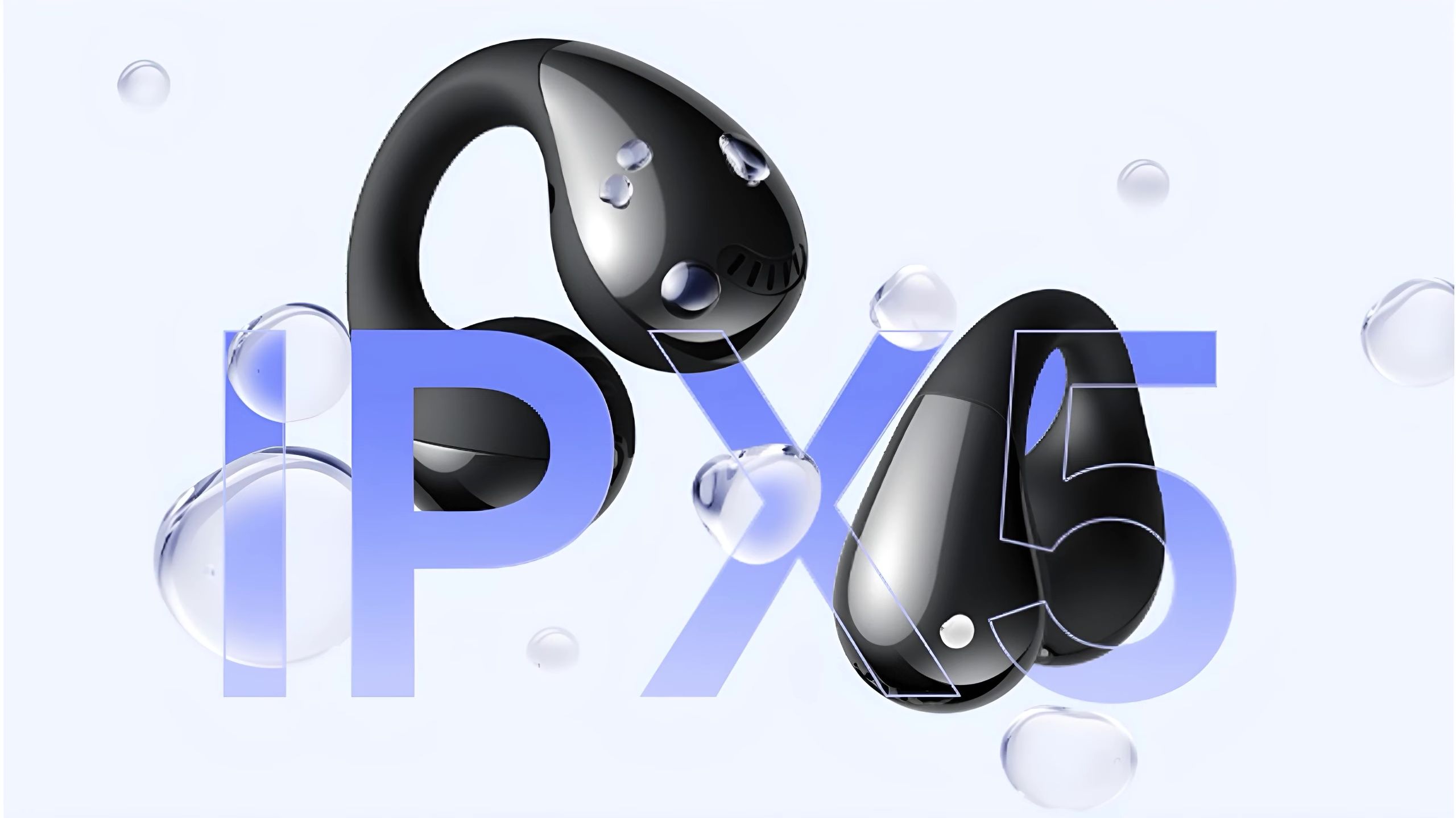 Screenshot displaying the IPX5 water resistance rating