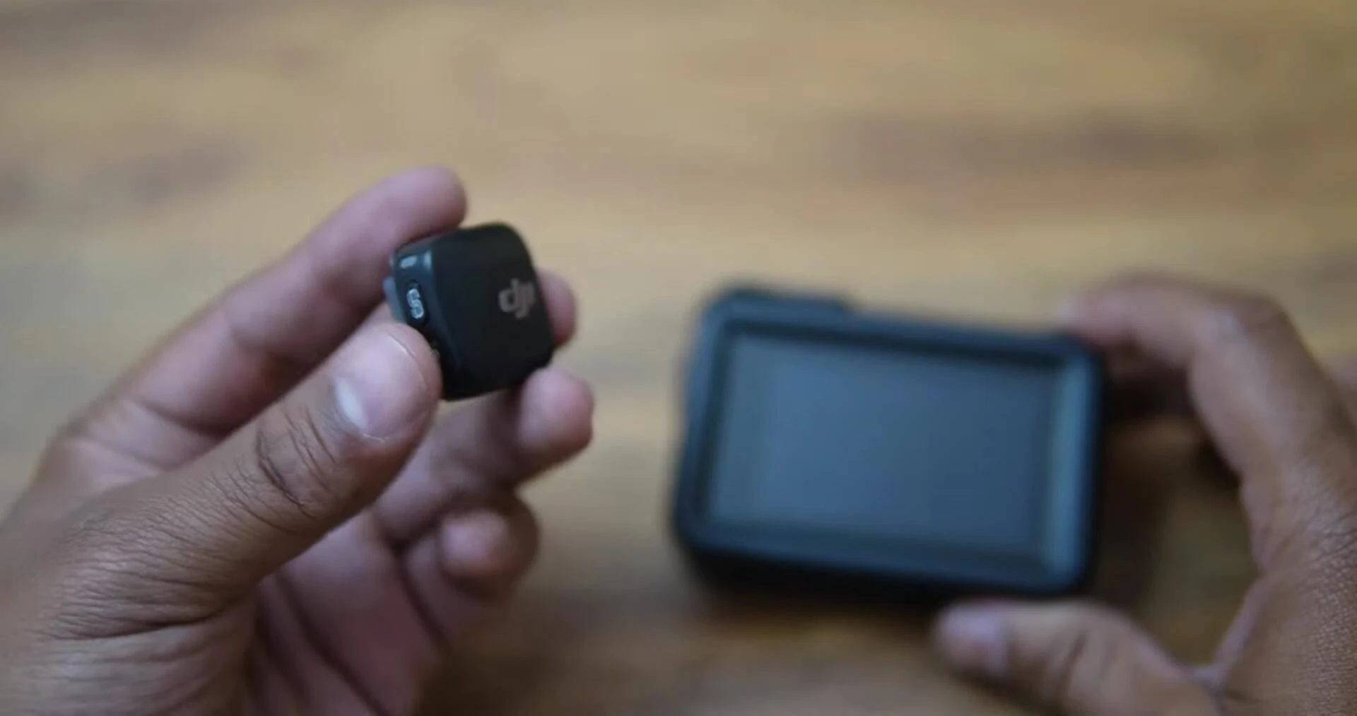 Screenshot showing the pairing process of DJI Mic Mini