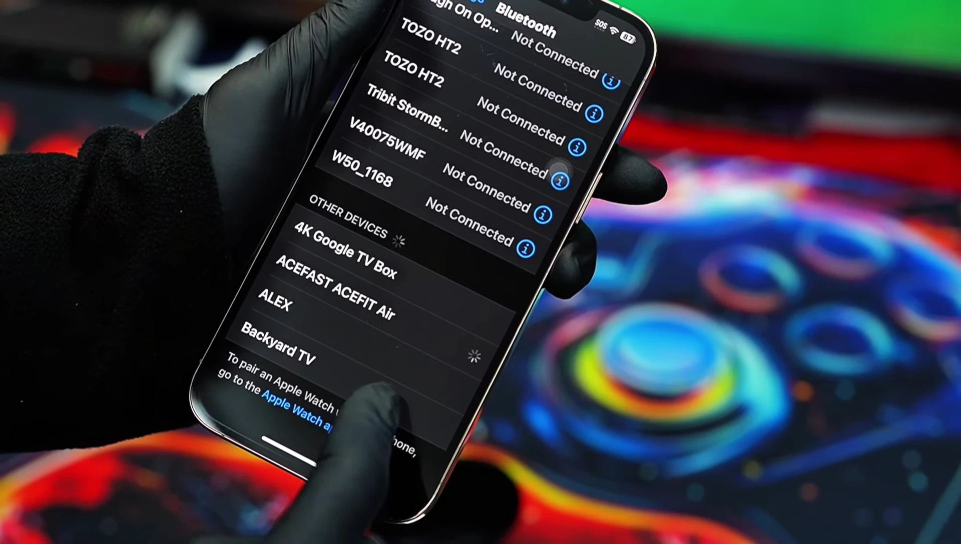 Screenshot of the AceFit app