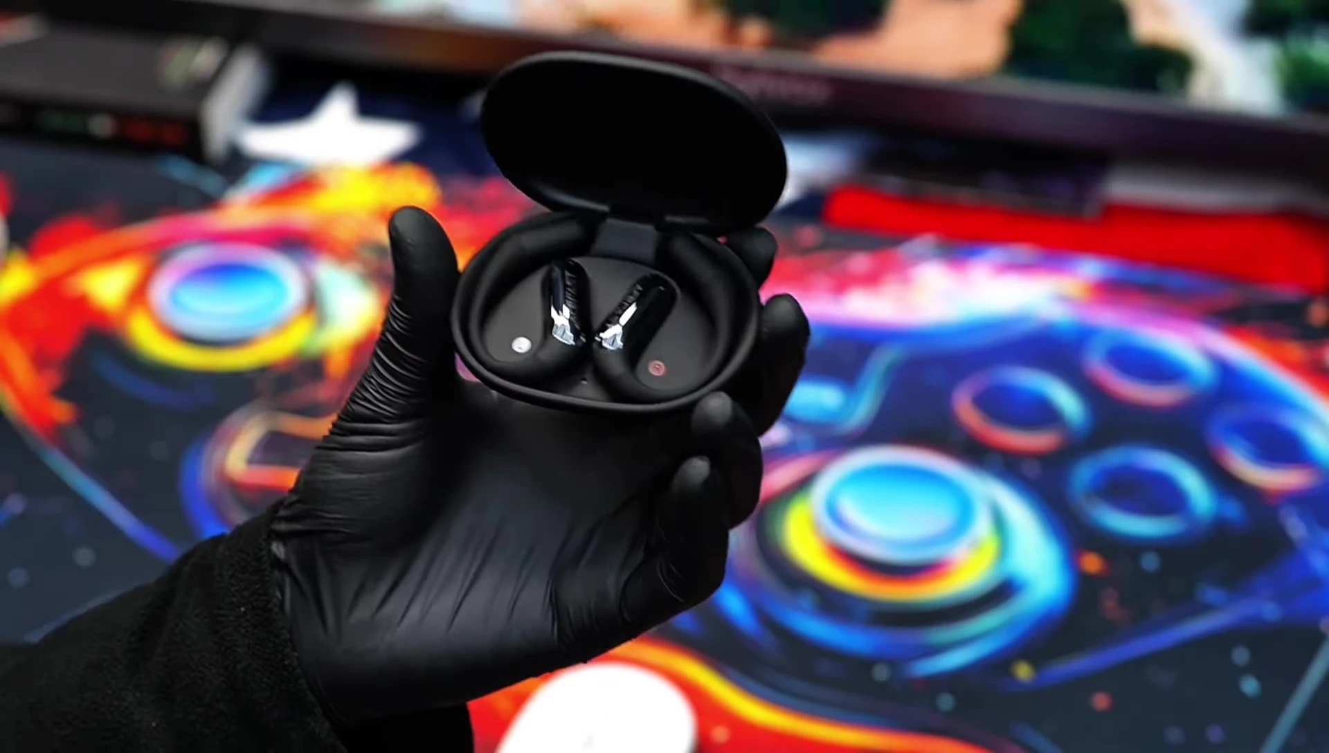 Close-up of the thin, lightweight design