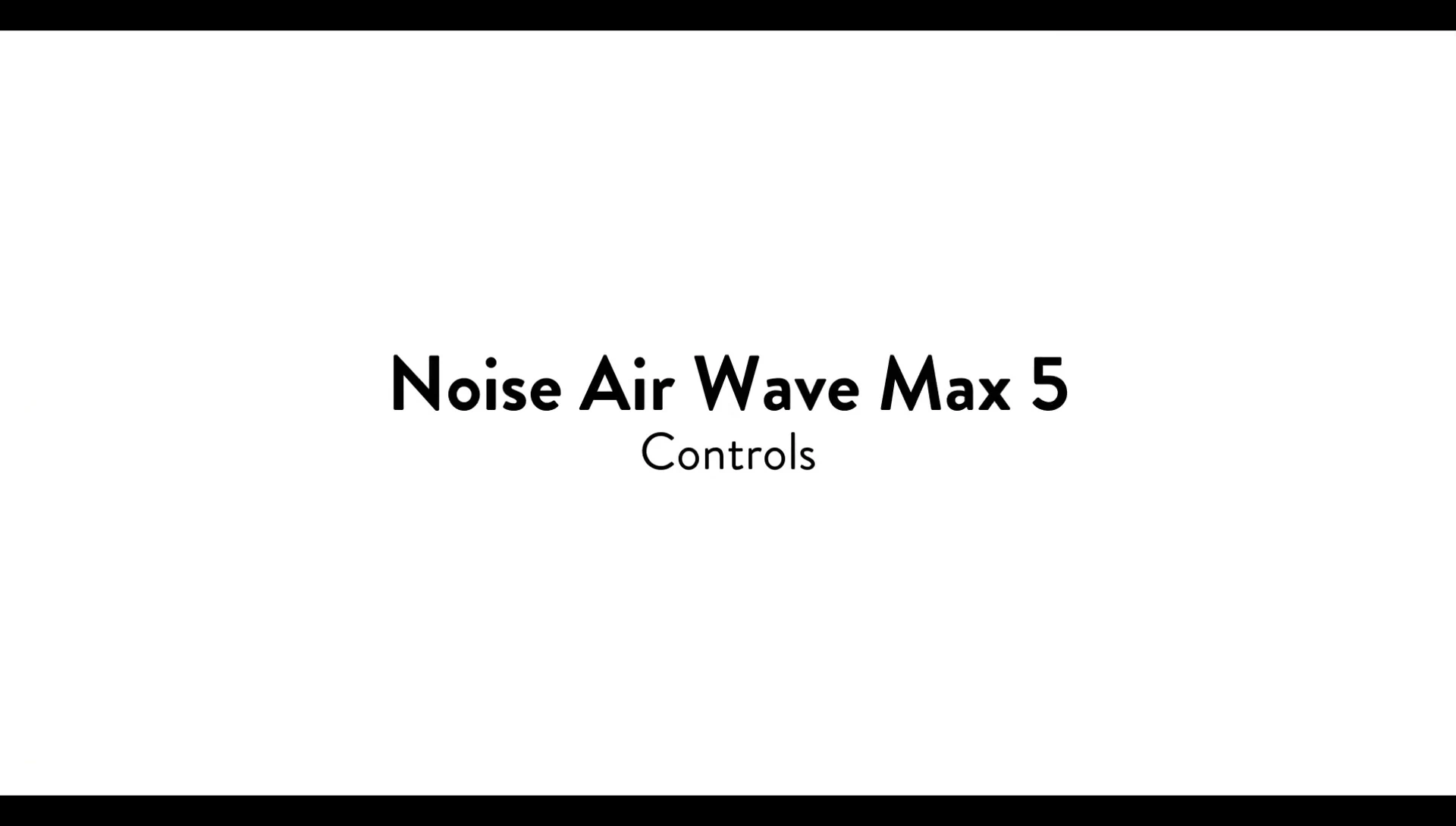 Showcase of the control buttons and their functionalities.