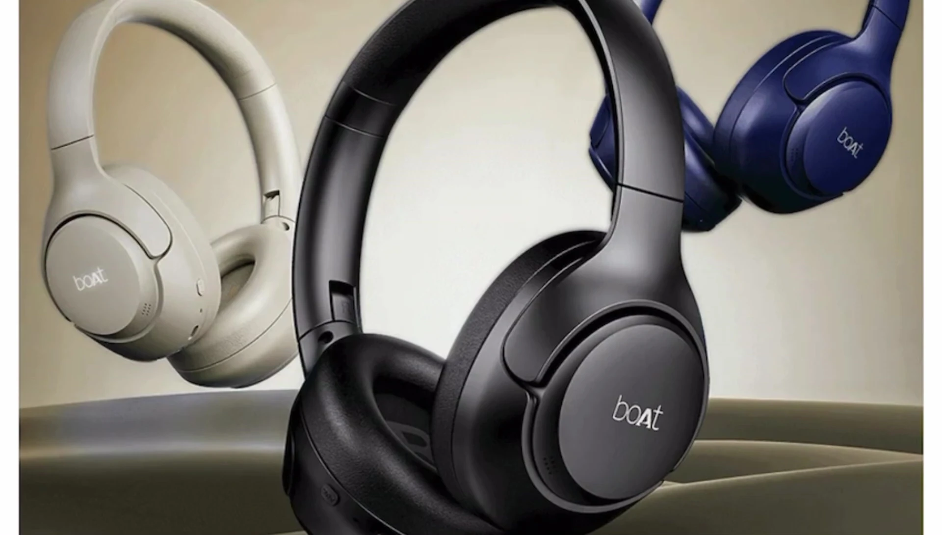 Close-up of the Boat Rockerz 551 ANC Pro headphones showcasing their premium design.