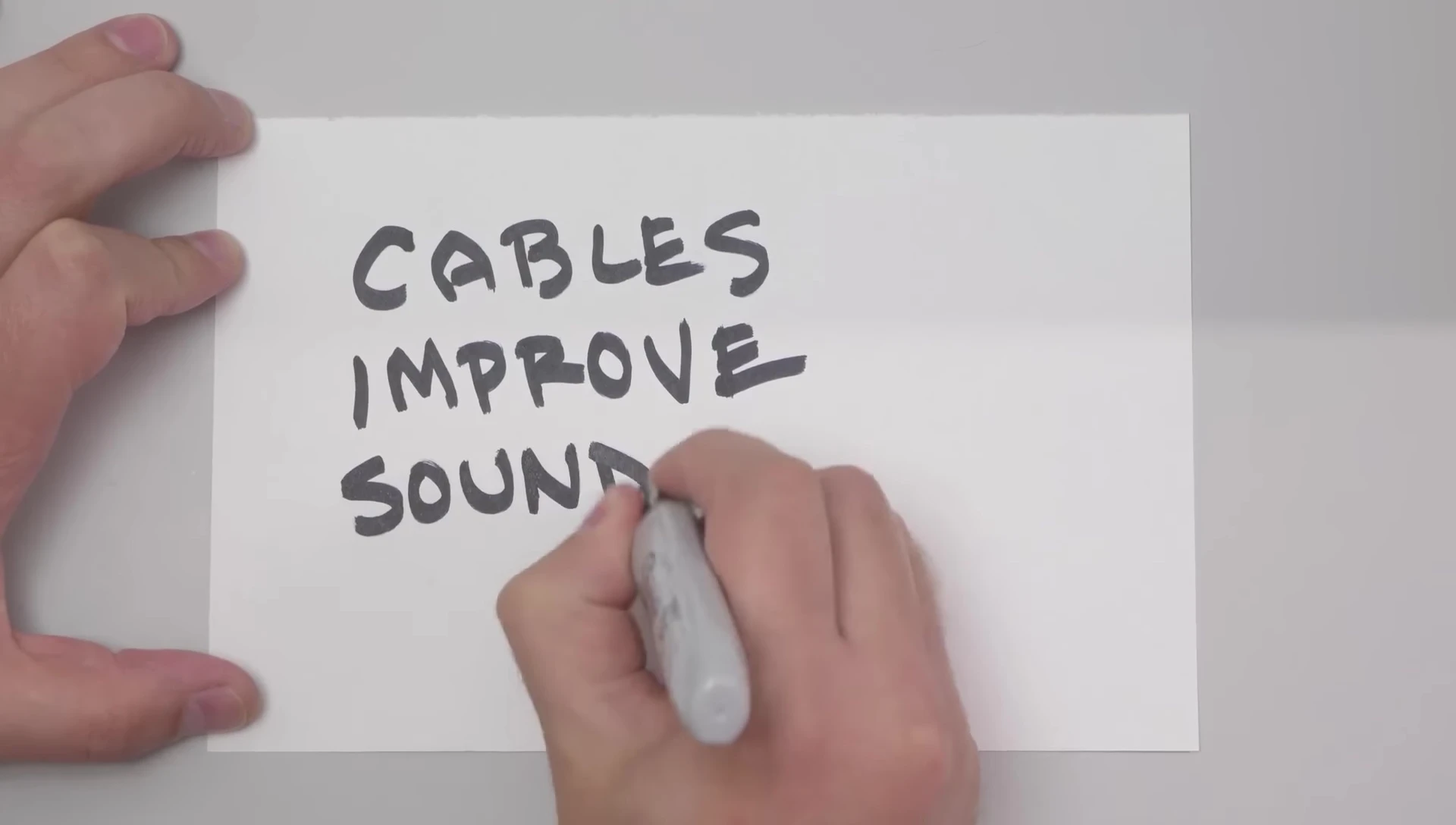 Image showing a comparison of inexpensive and high-end audio cables.