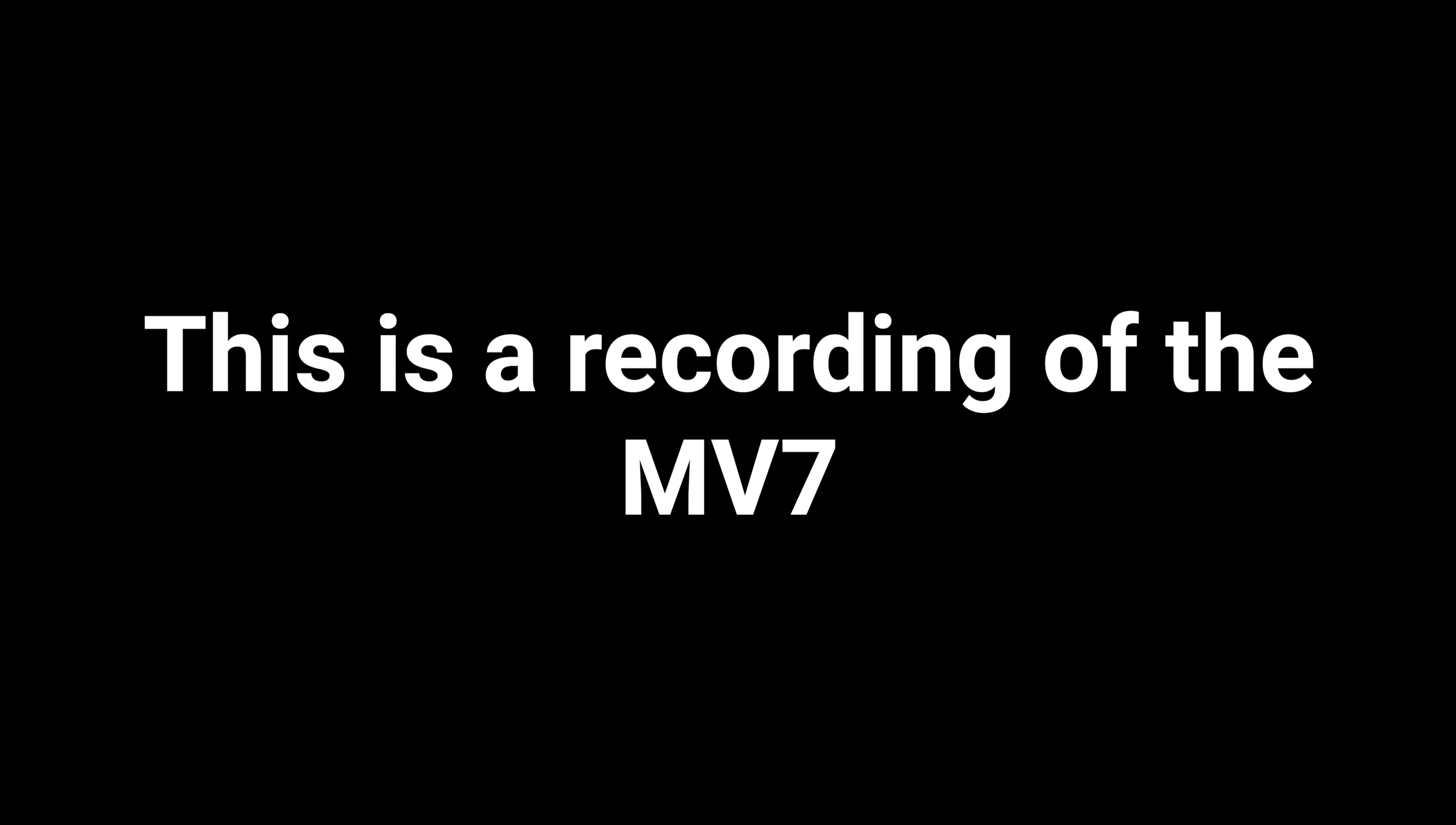 Recommendation to consider the Shure MV7 as an alternative