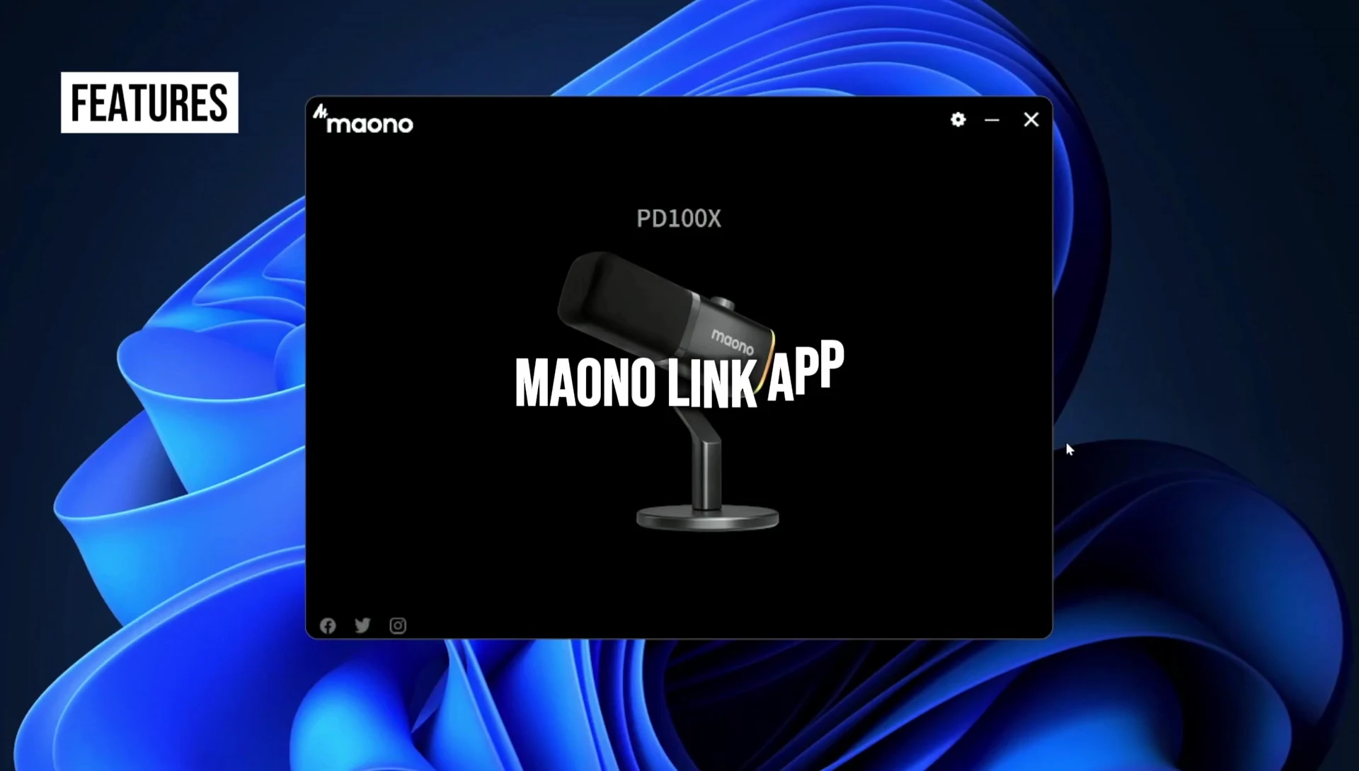 Screenshot of the Monolink app interface