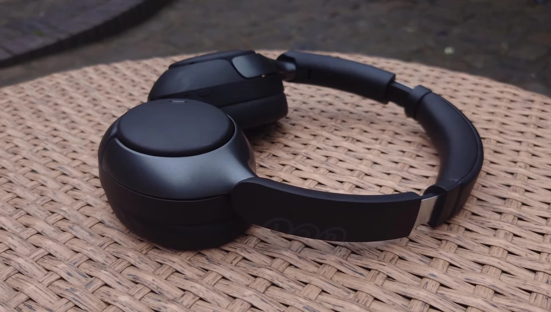 Close up of headphone