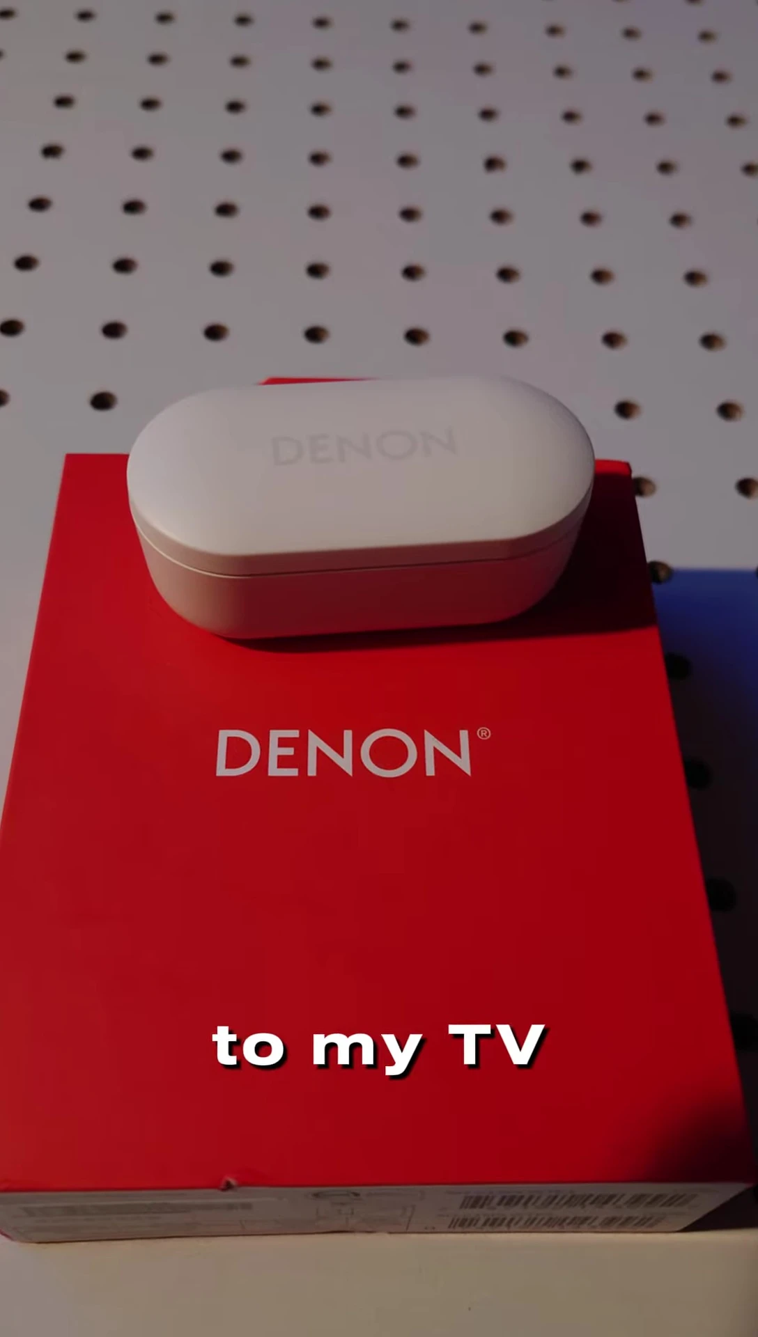 Overall shot of the Denon Pearl Pro earbuds