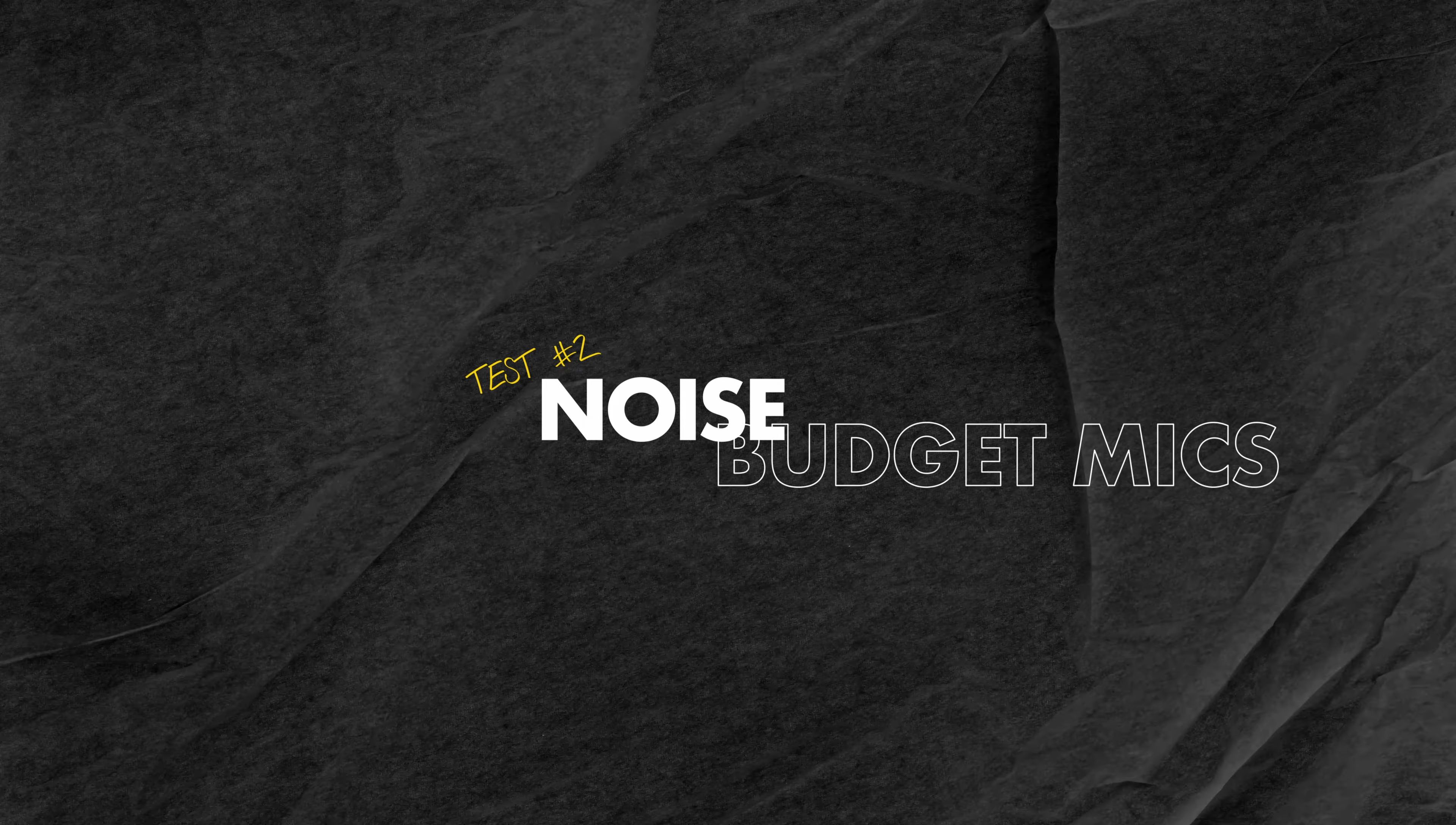Explanation of the noise testing methodology.