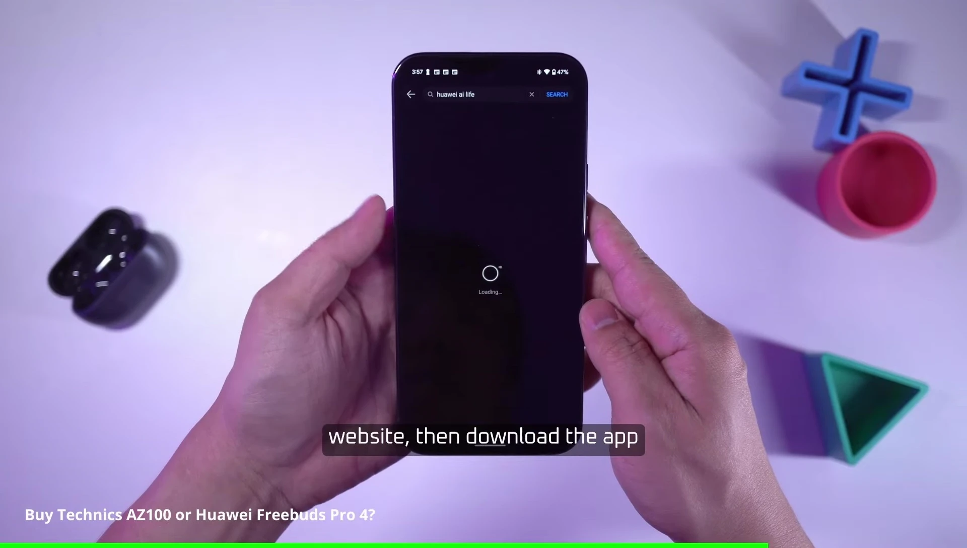 Illustrating the complexity of setting up Huawei Freebuds Pro 4 on Android
