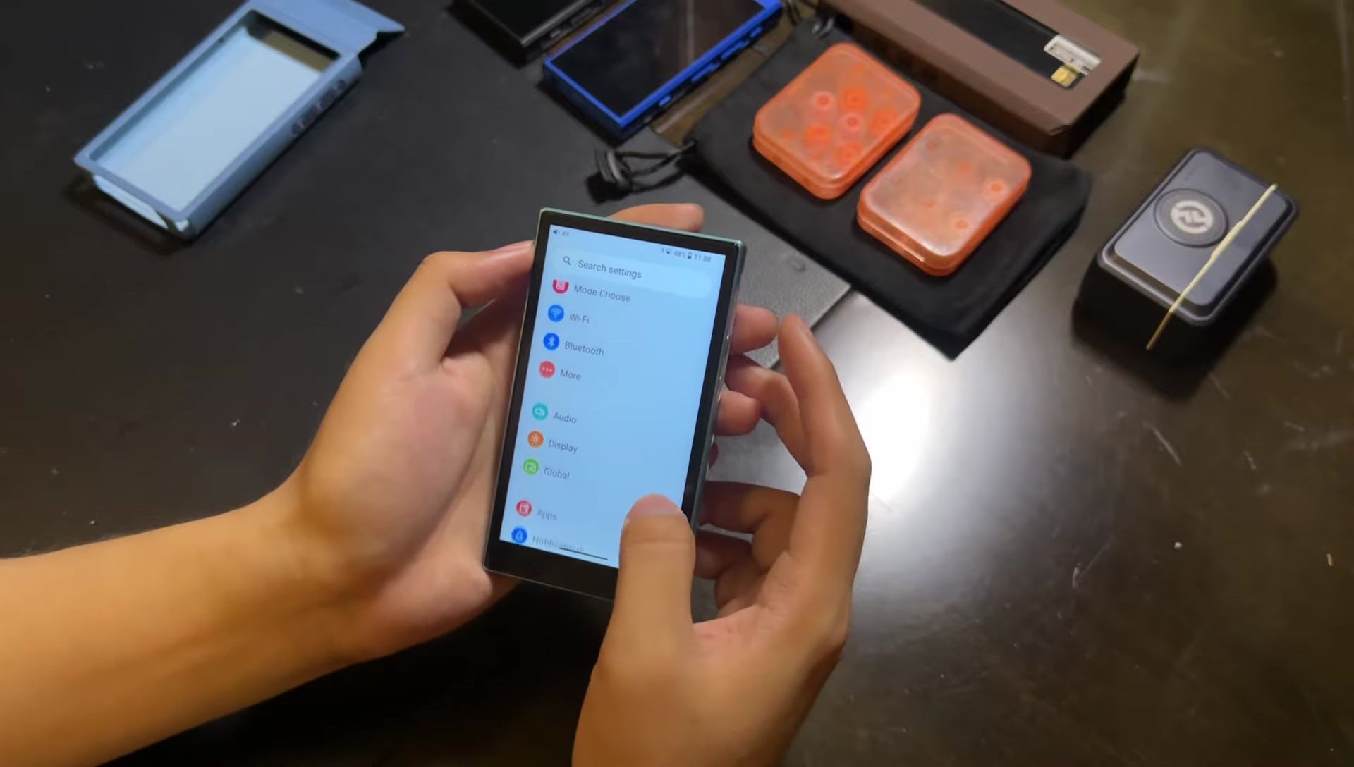 Fiio JM21 settings menu