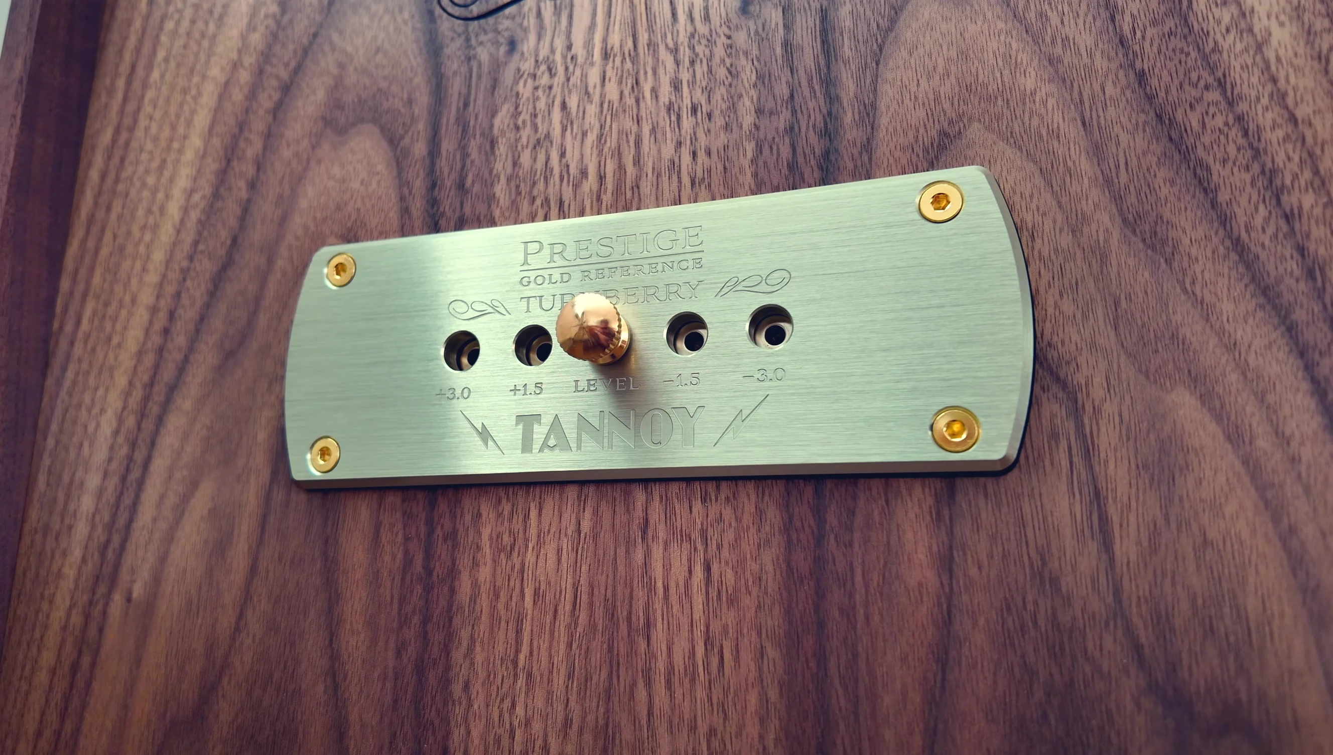 Detail shot of the EQ adjustment controls.