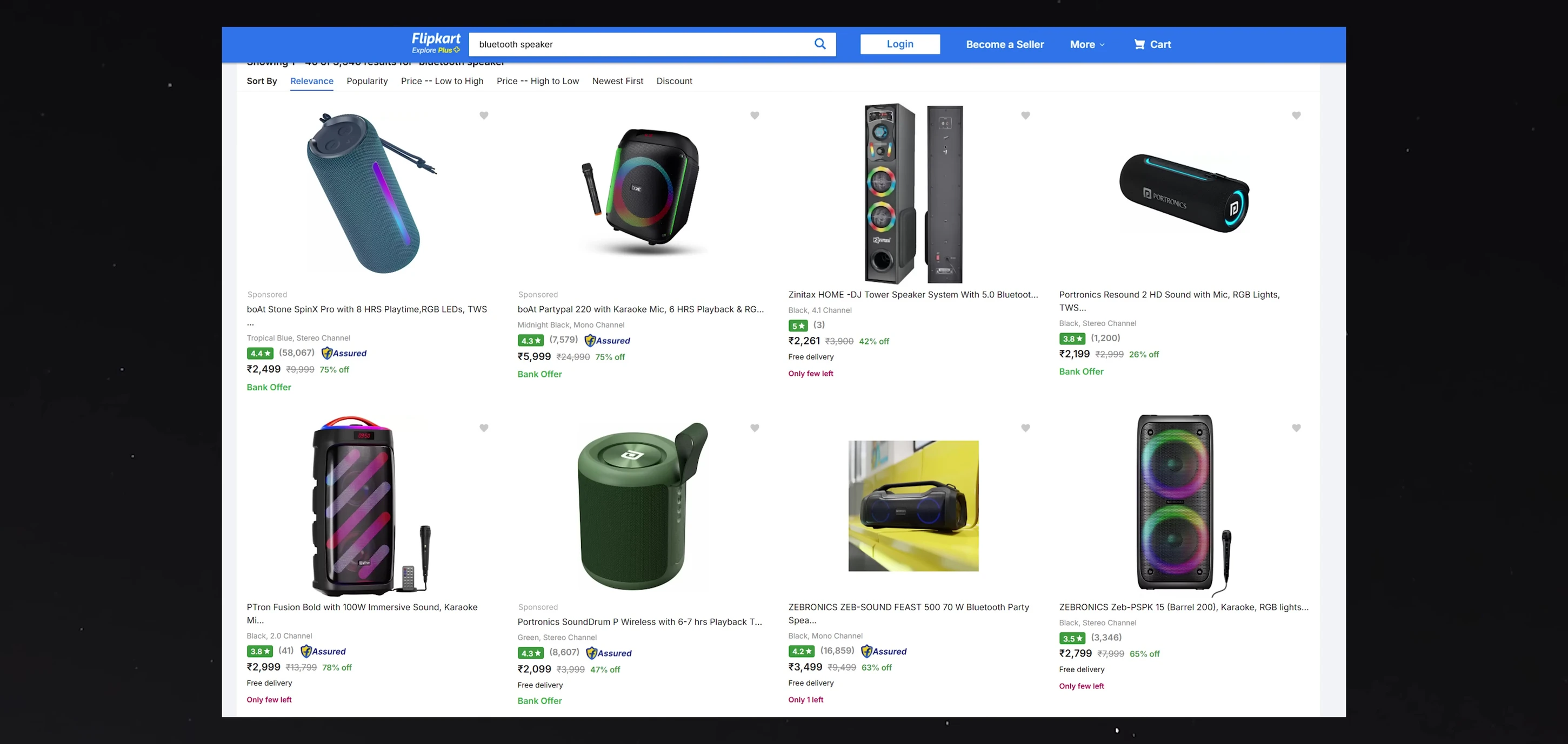 Comparison with other speakers in the same price range