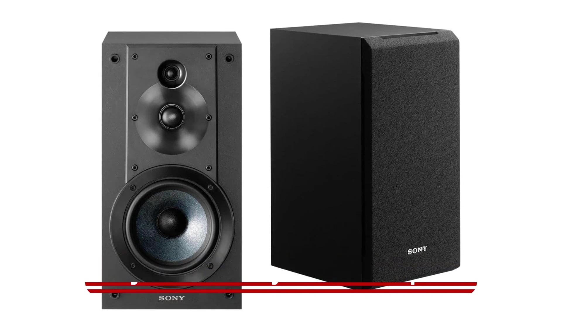 Detail shot of Sony SSCS5 speaker components