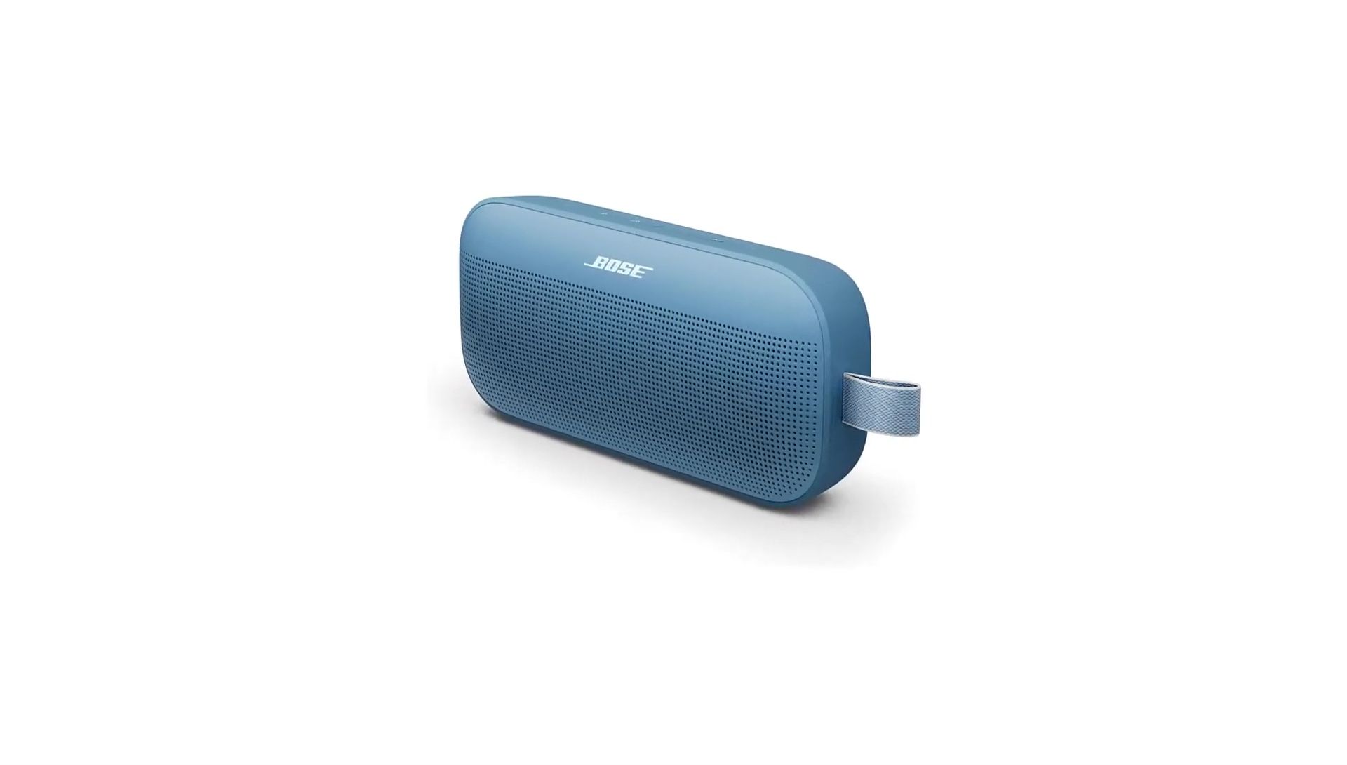 Speaker showcasing its compact and rugged design.