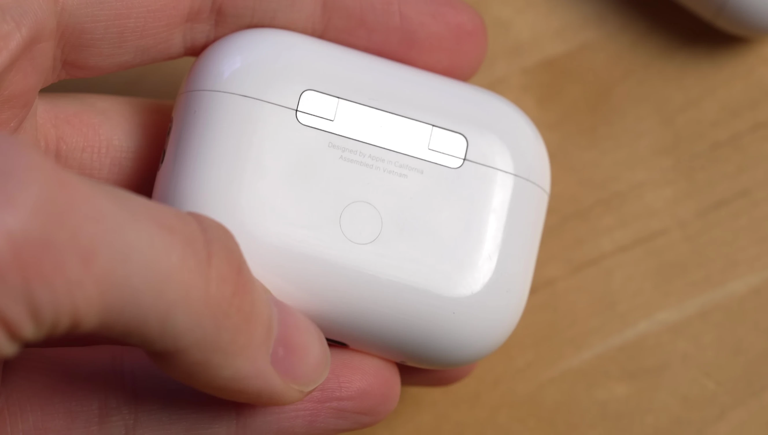 Scratched AirPods Pro 2 case