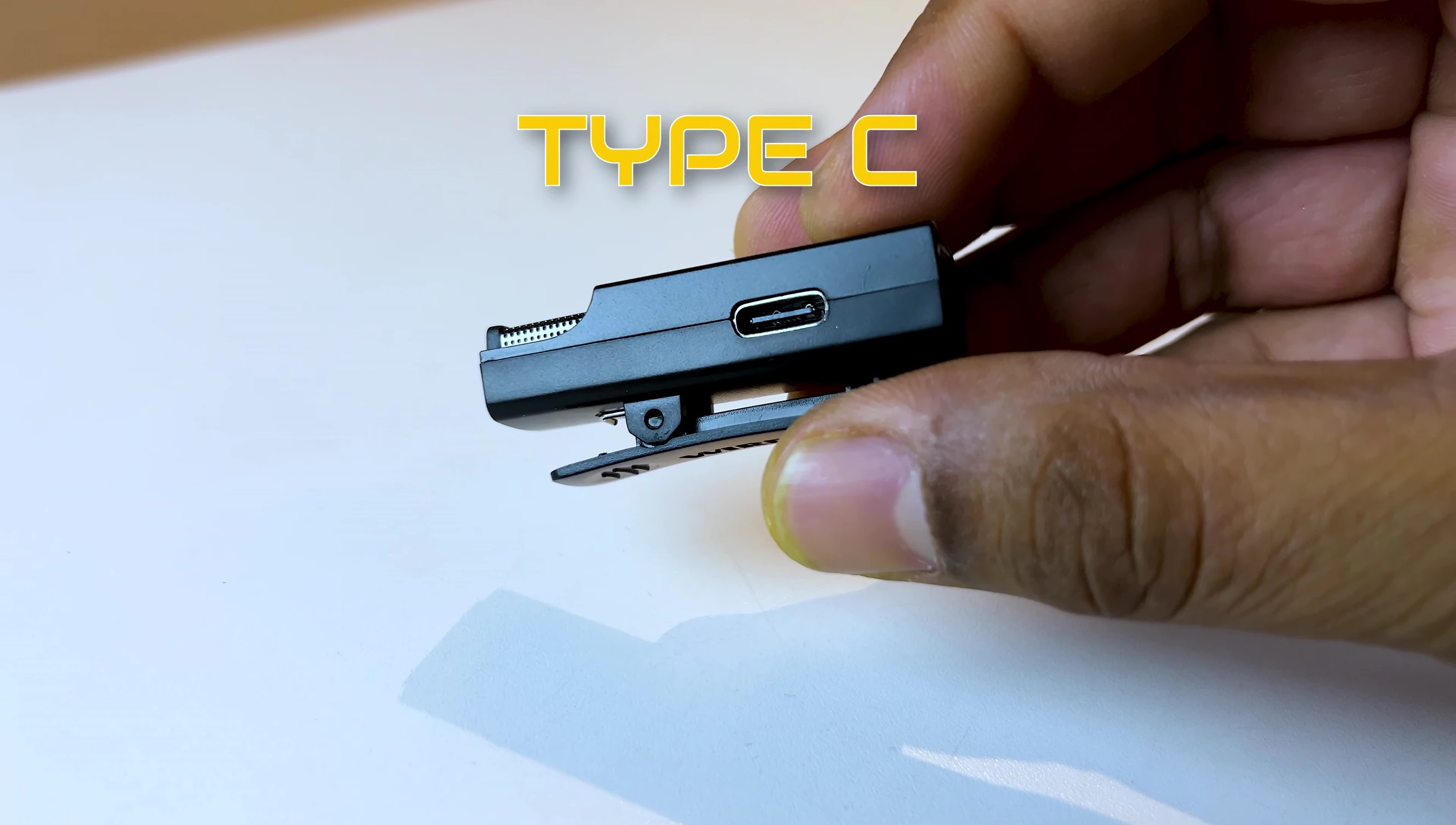 Type-C charging port on S13 Pro transmitter