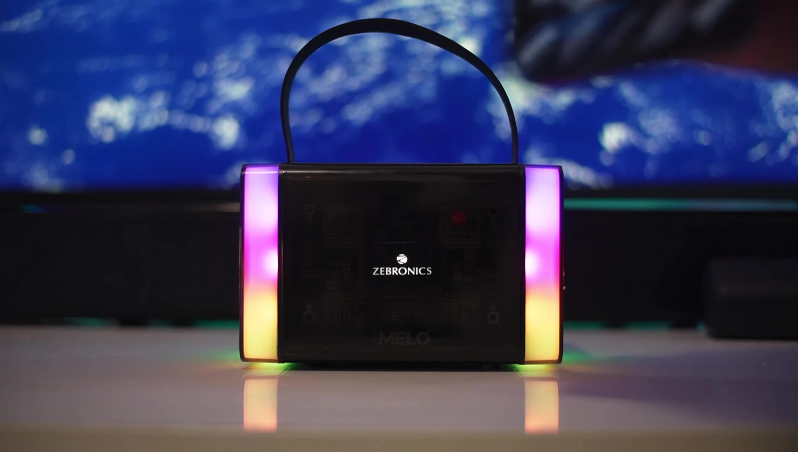 Audio demonstration playing music from the speaker
