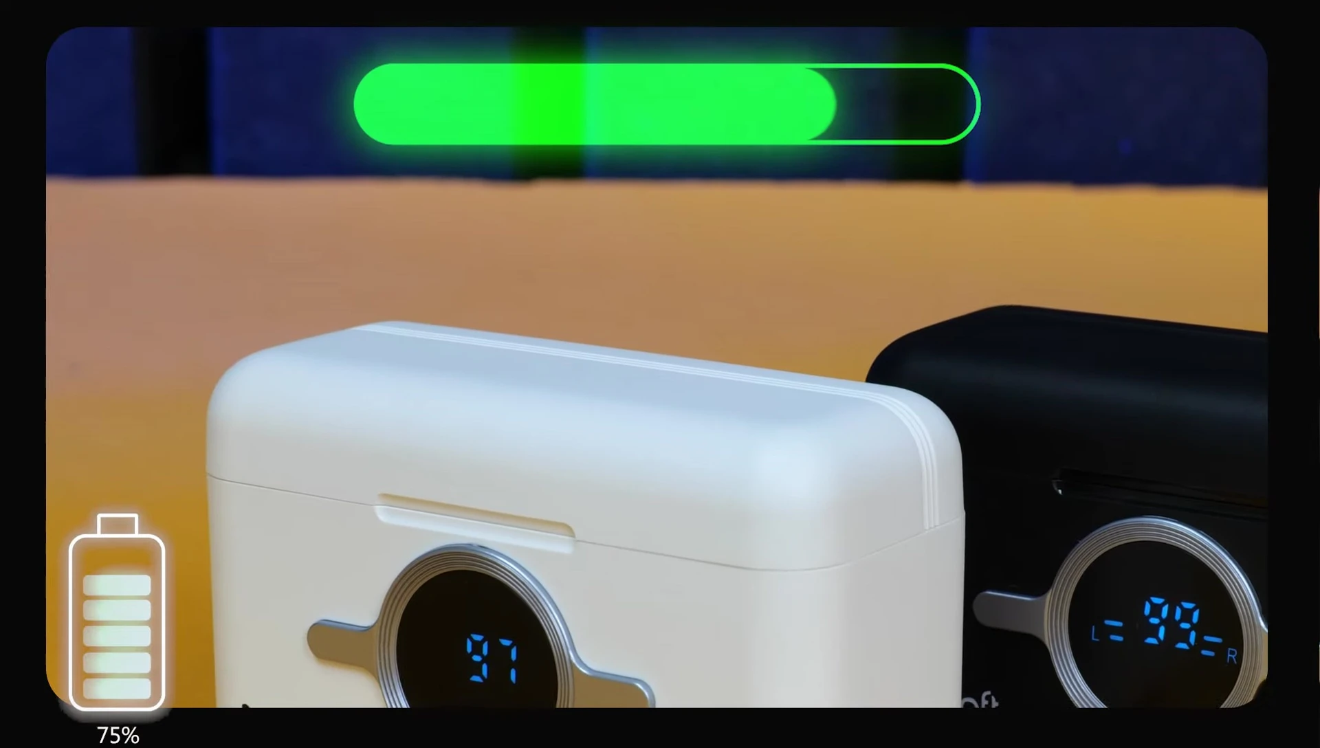 Battery life indicator