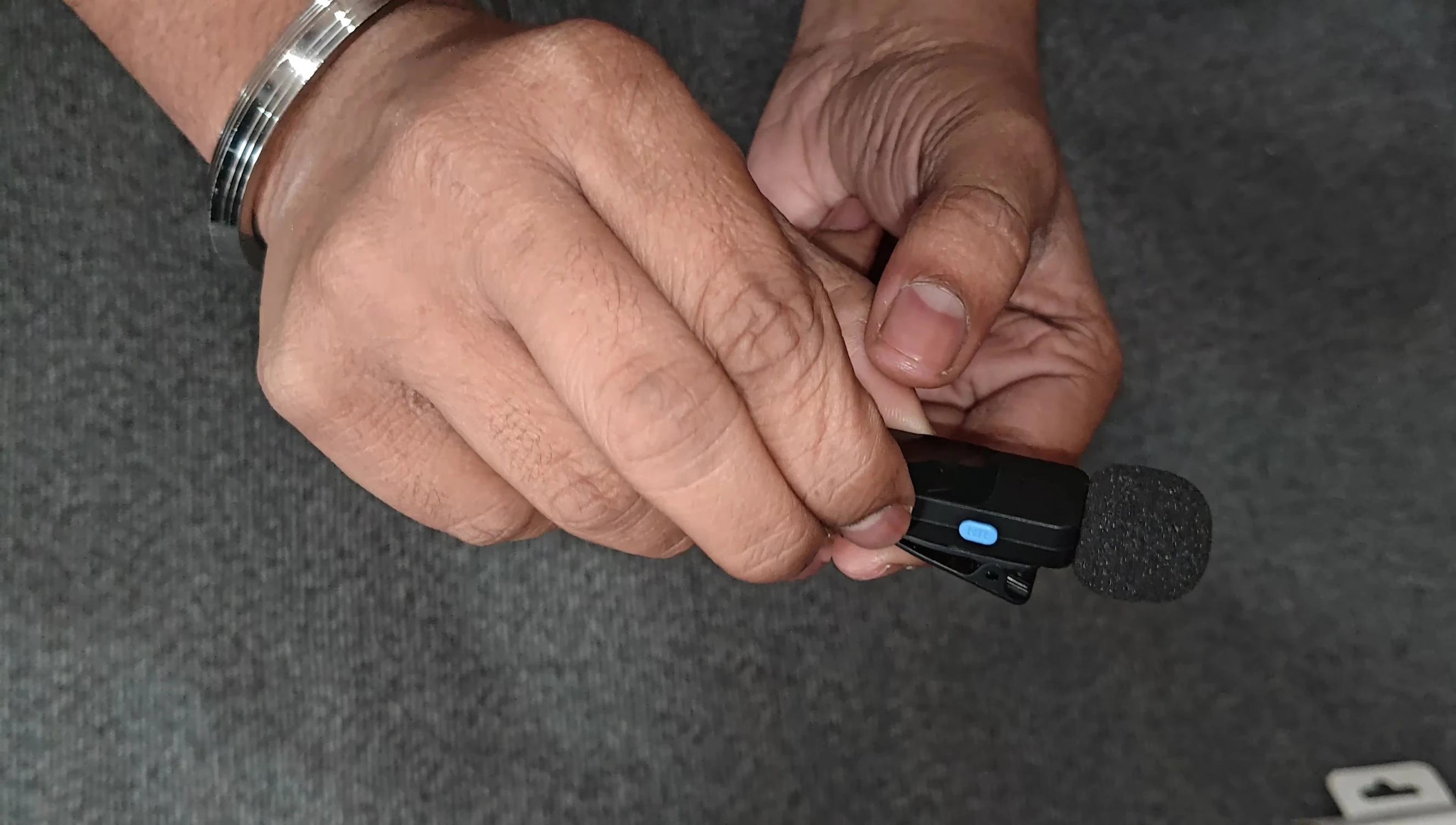 Power button and connection indicator