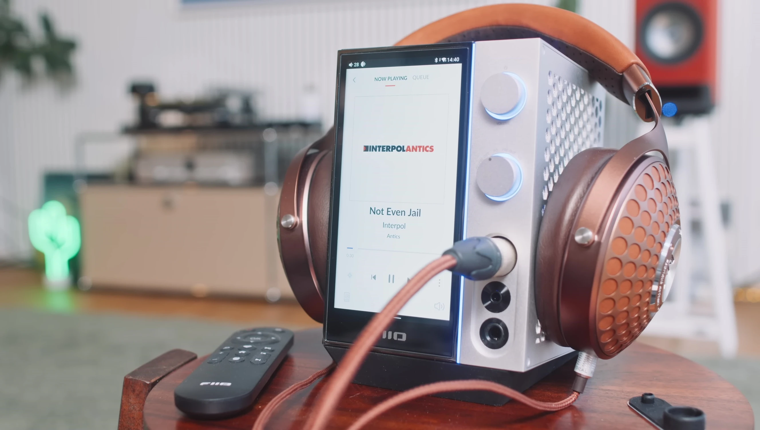 Speaker showcasing the digital amplifier technology.