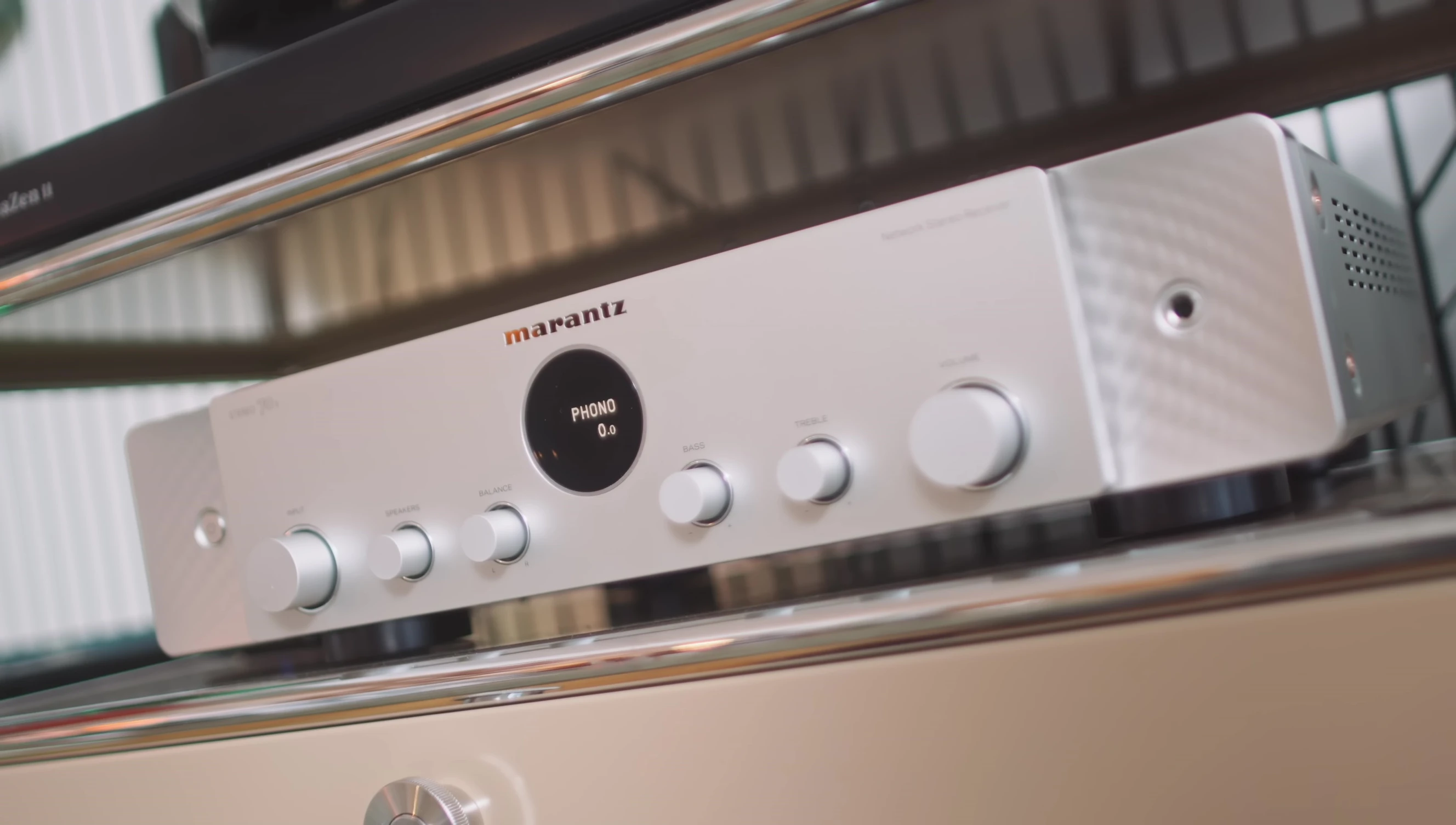 The KEF and Arcam system compared.