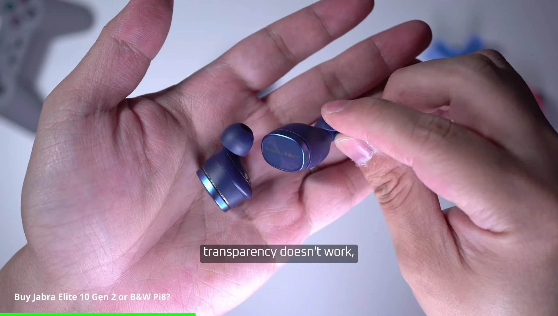 Illustration of transparency mode comparison