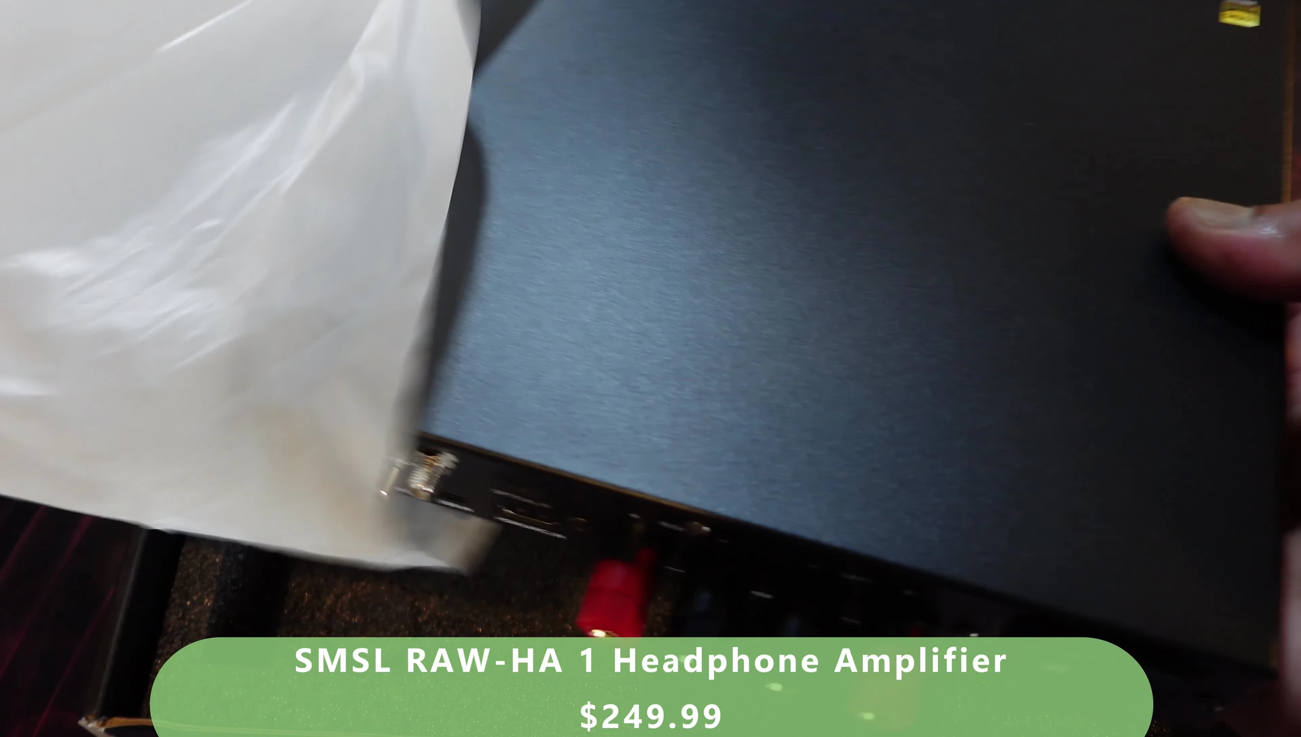 Close-up of the SMSL RAW-HA1 unit