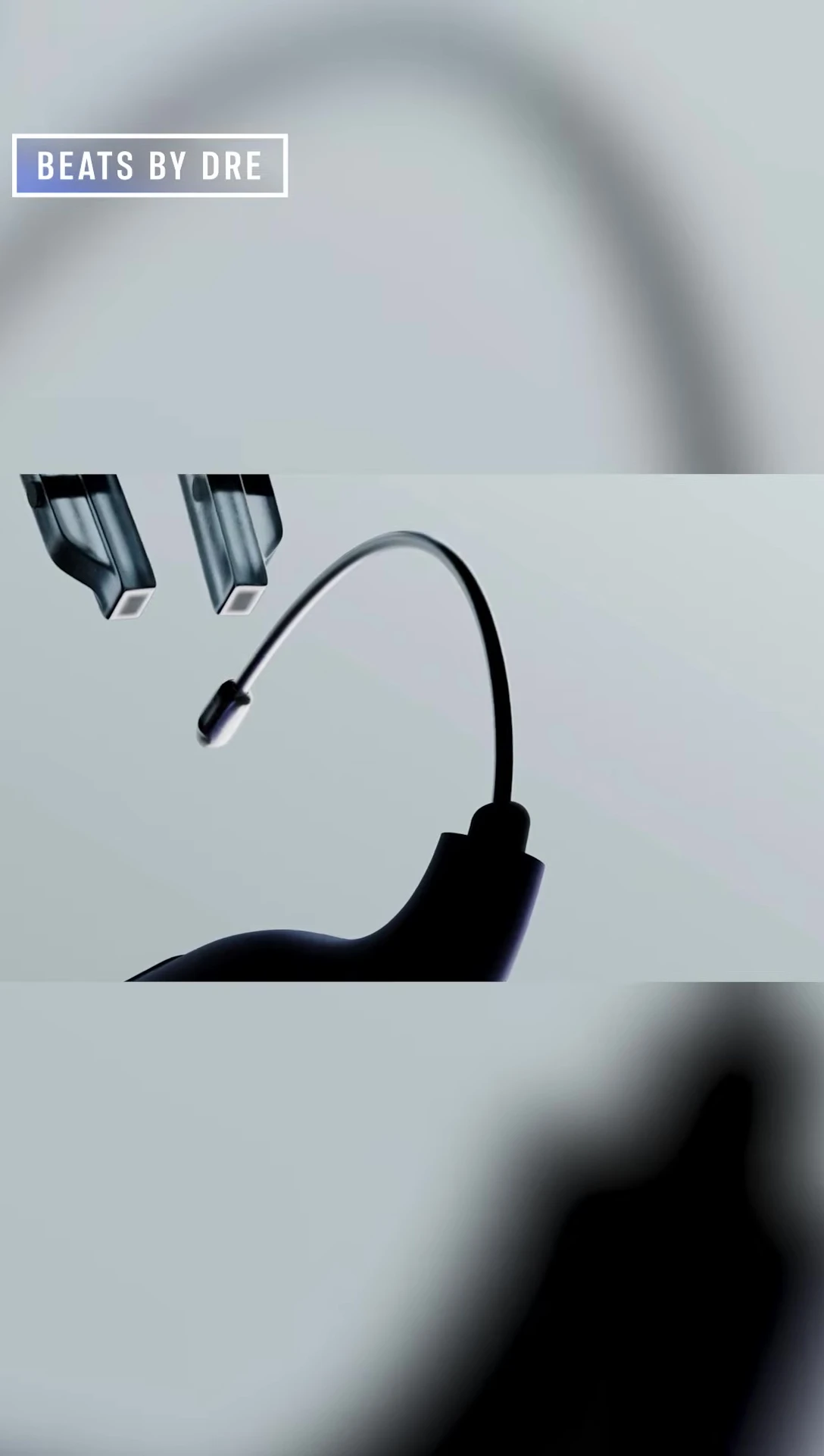 Highlighting the earbuds' durable construction and flexible wiring.