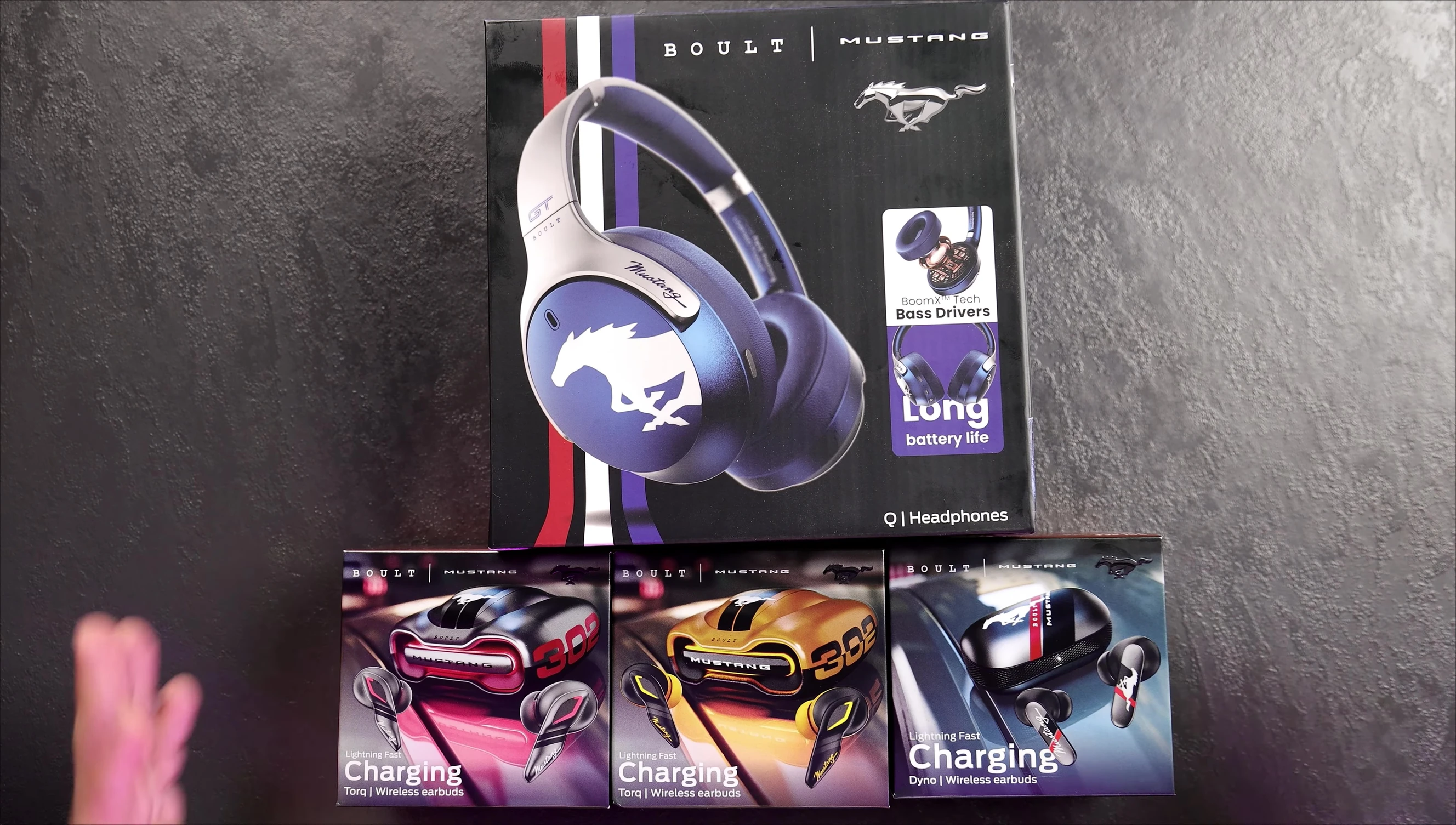 BOULT MUSTANG Torq earbuds overview