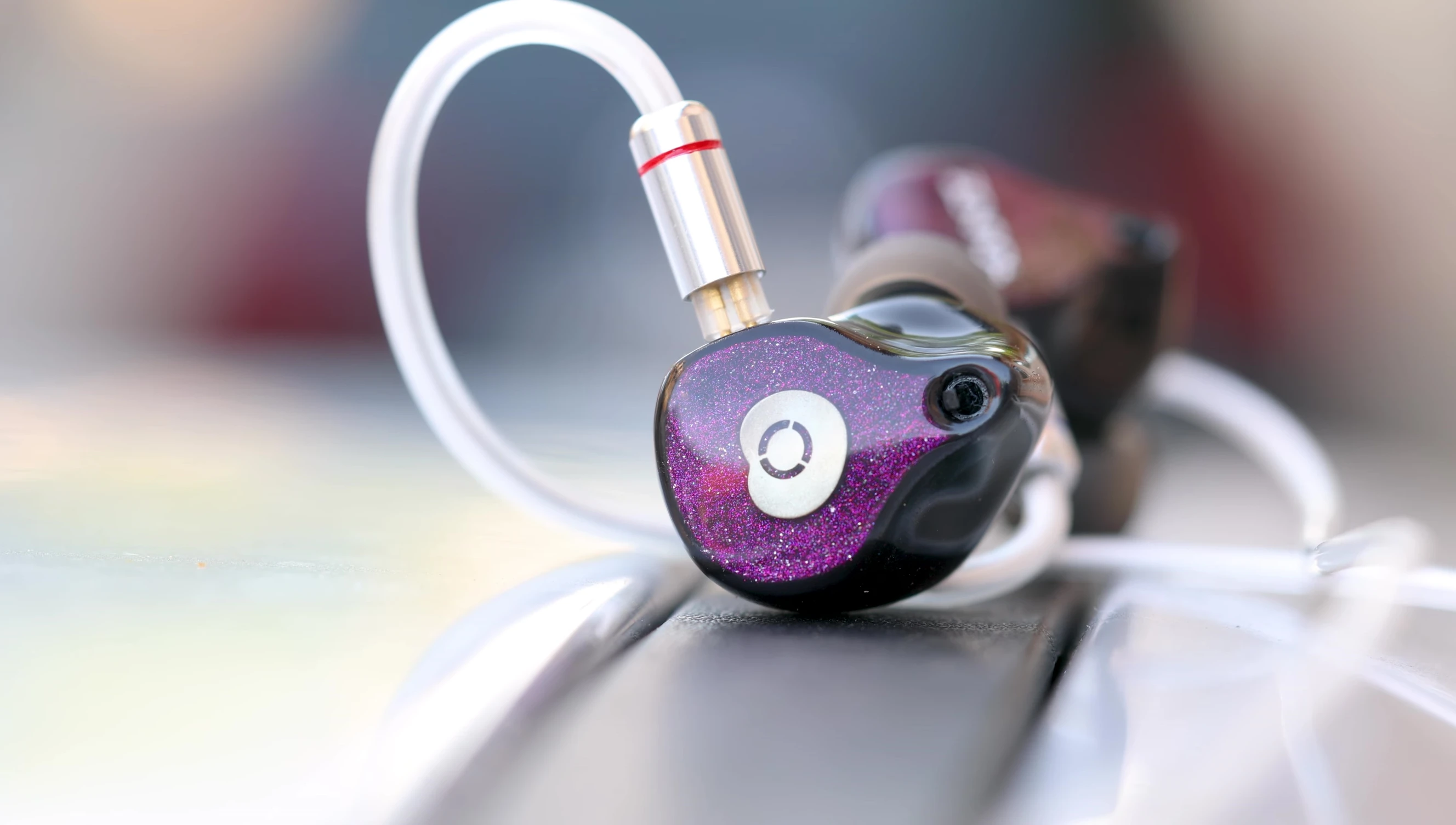 Close up of the IEMs.