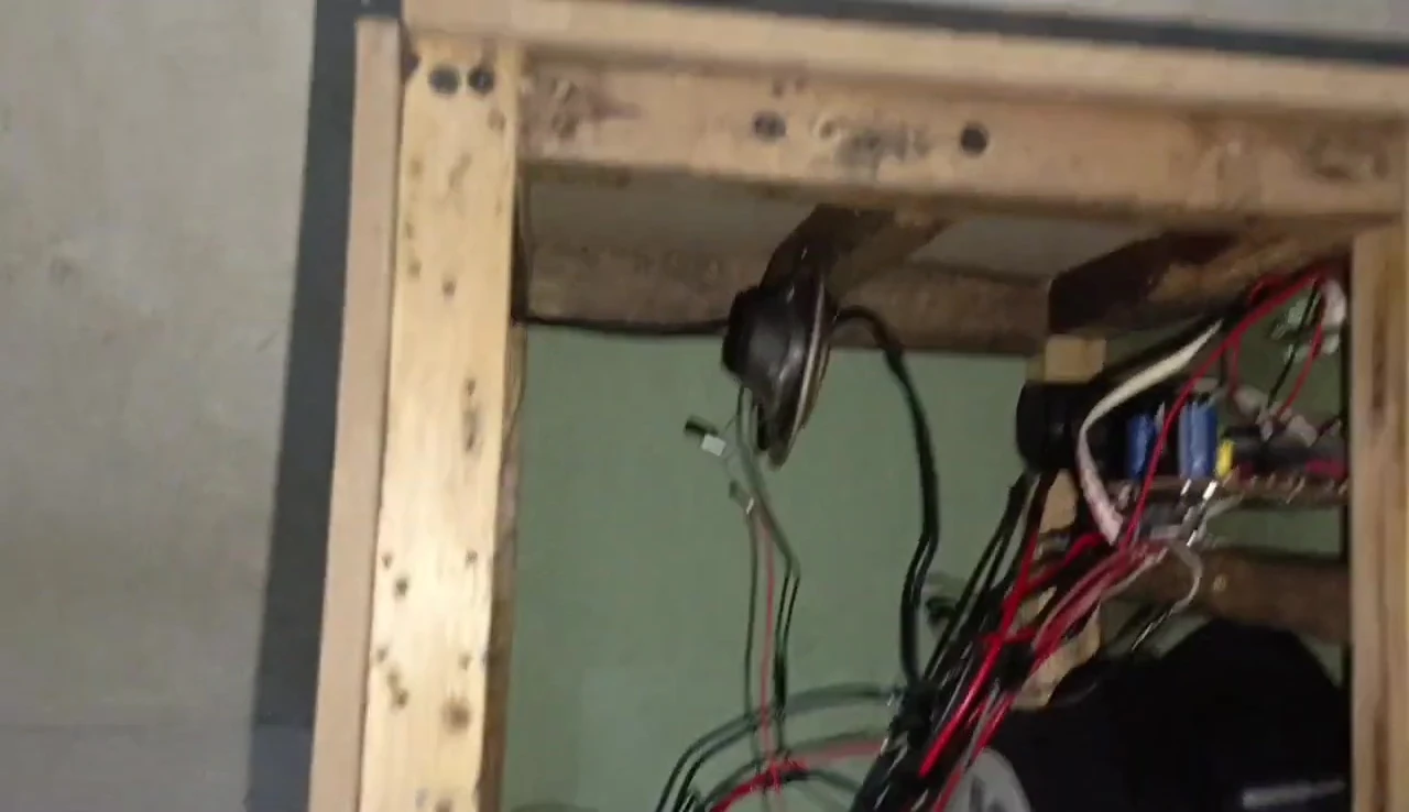 Internal wooden frame