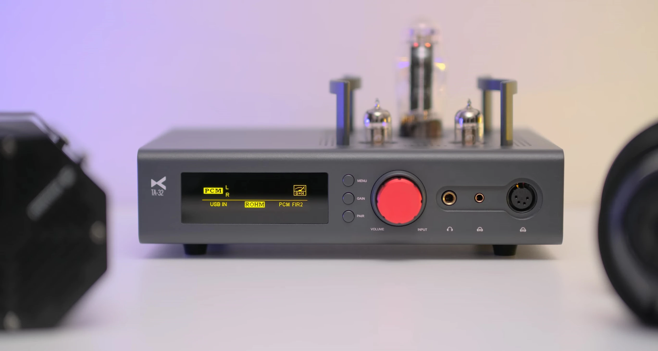 Rear panel of xDuoo TA-32 showcasing the inputs and outputs