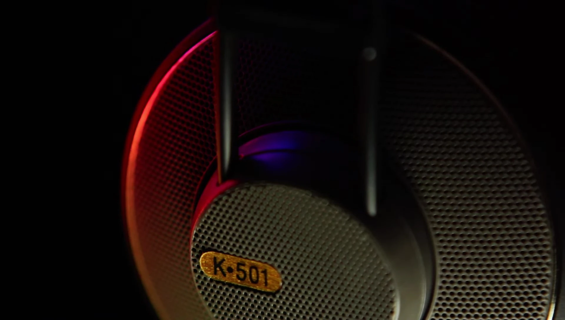 Comparison graphic of modern AKG headphones versus the K501.