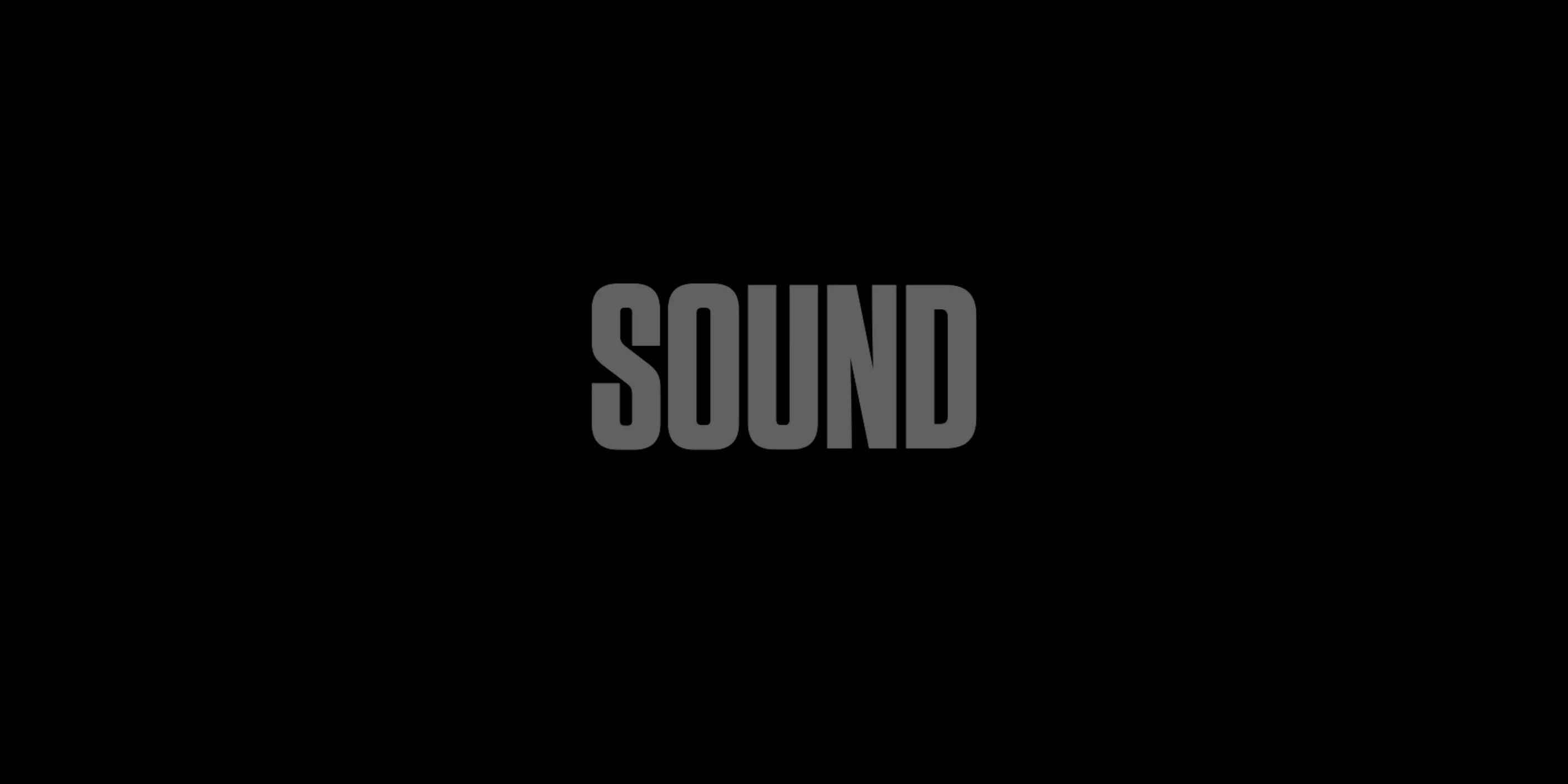 The speakers set up in the listening environment