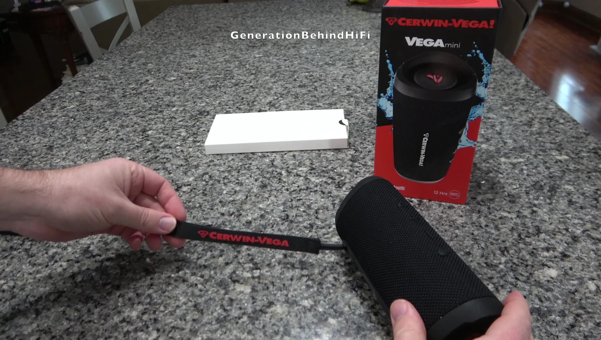 The carrying strap on the VegaMini.