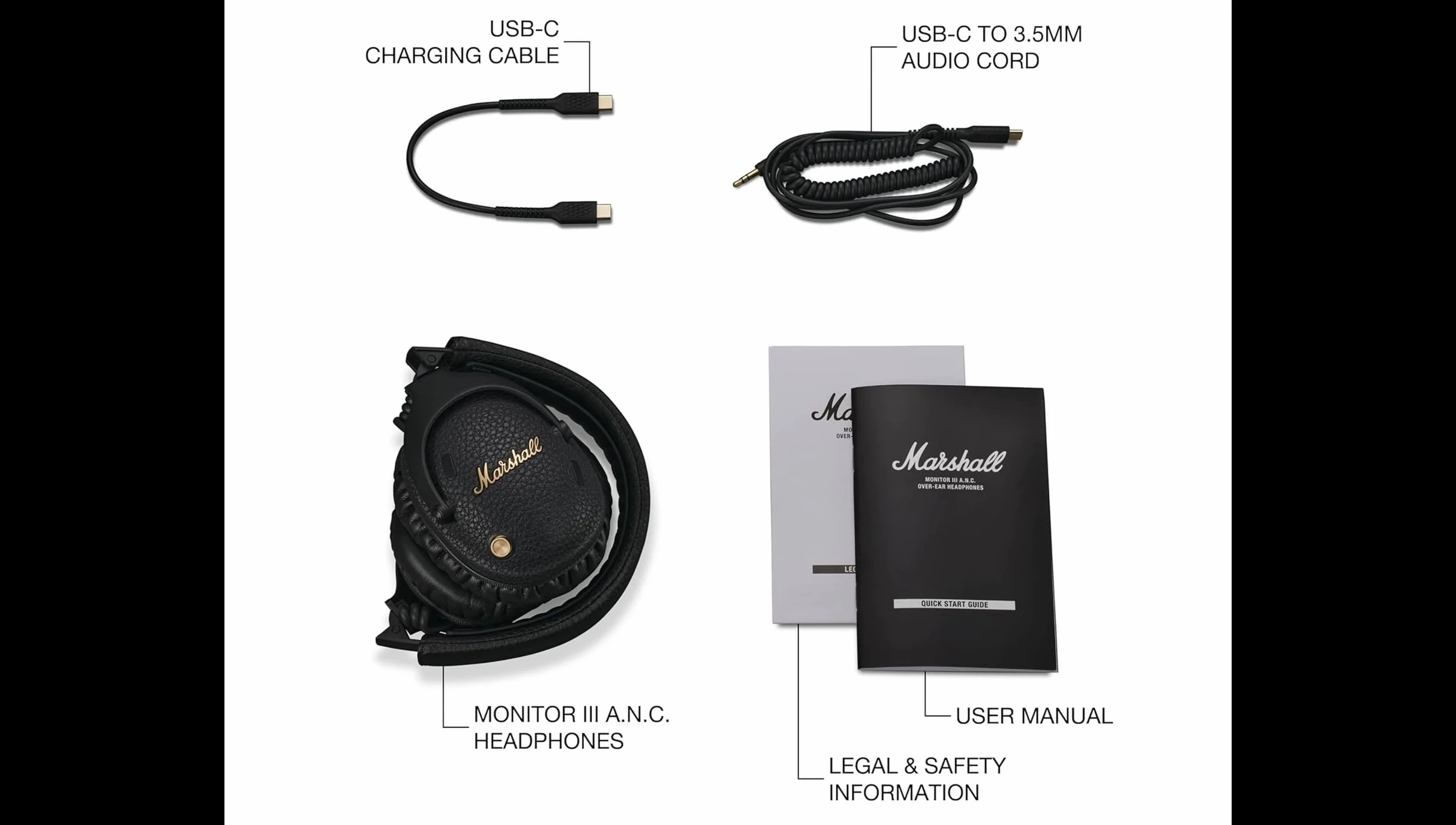 Close-up of the travel case and headphones