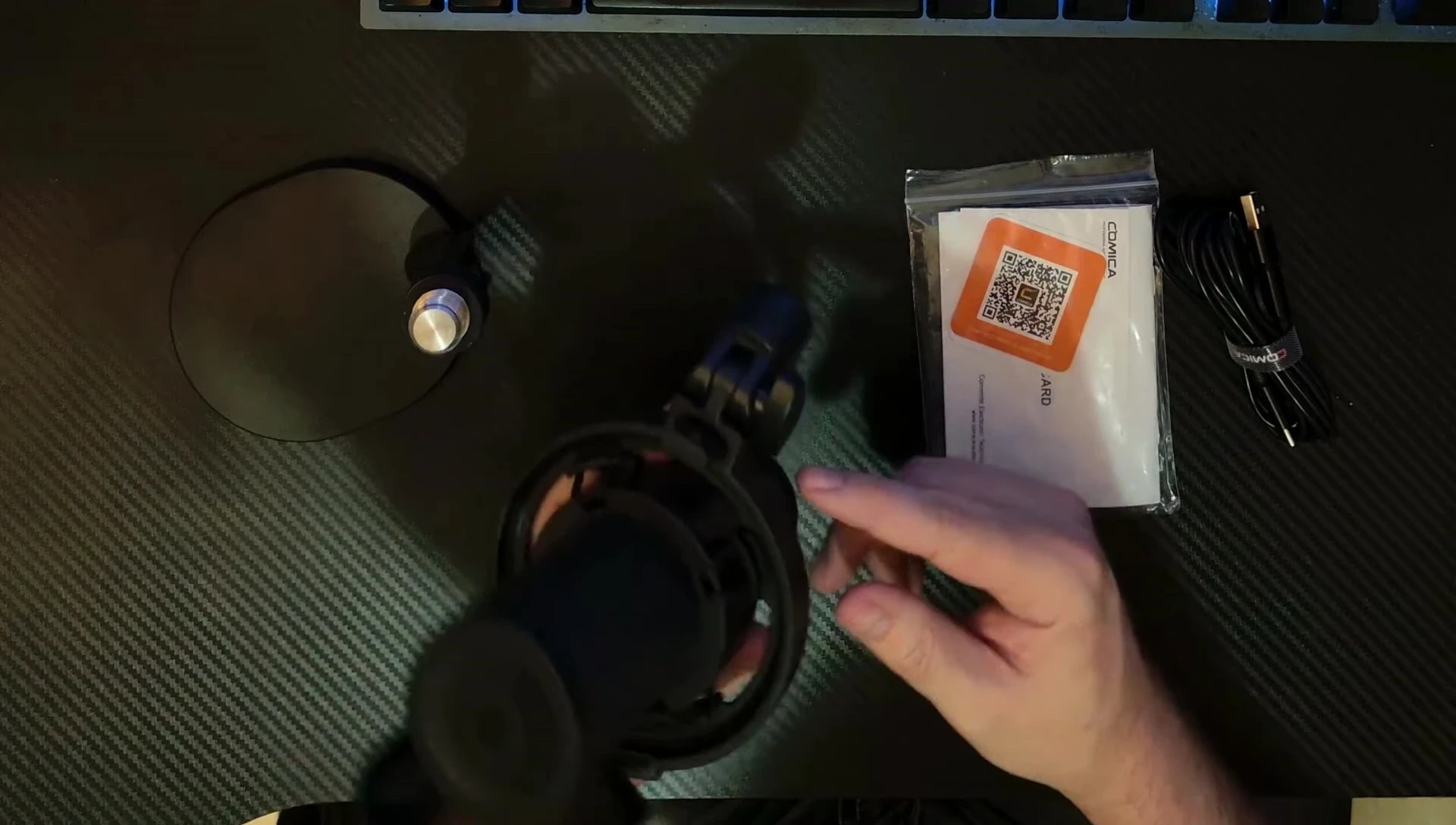 The wireless transmitter for connecting to a PC.