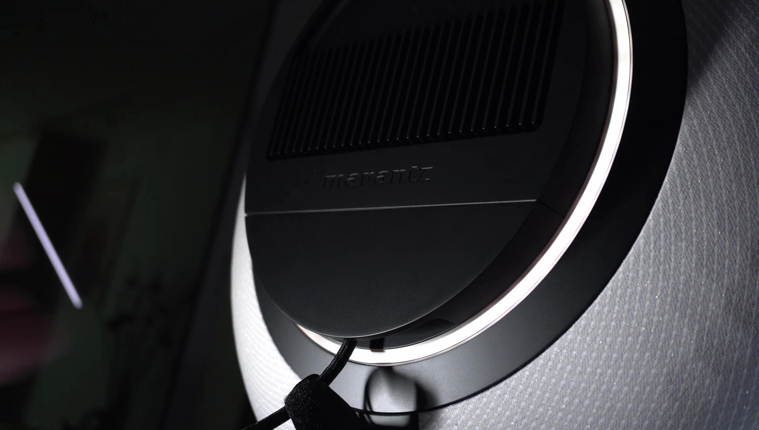 Image highlighting the various connectivity ports on the speaker.