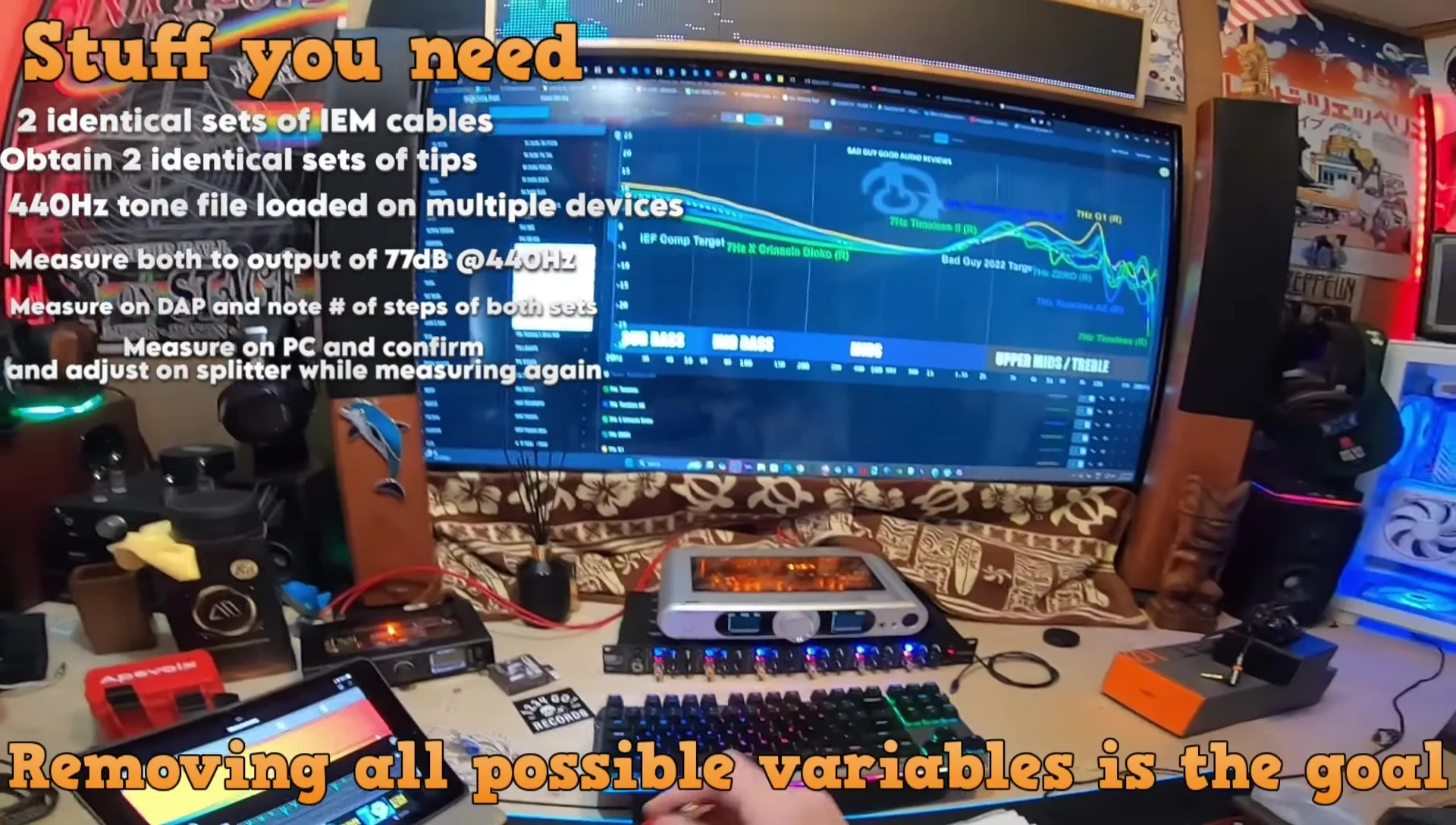Screenshot showing the earphone switching process.