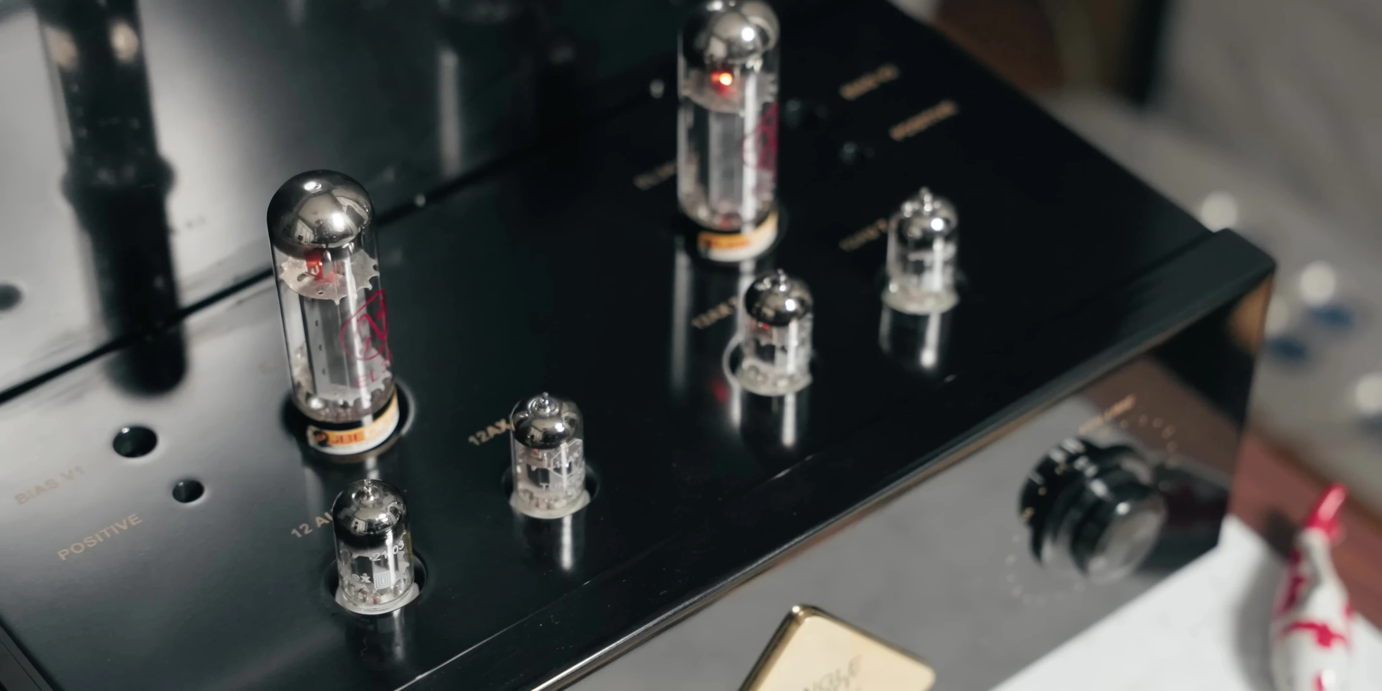 Shot of the speaker setup used for review.