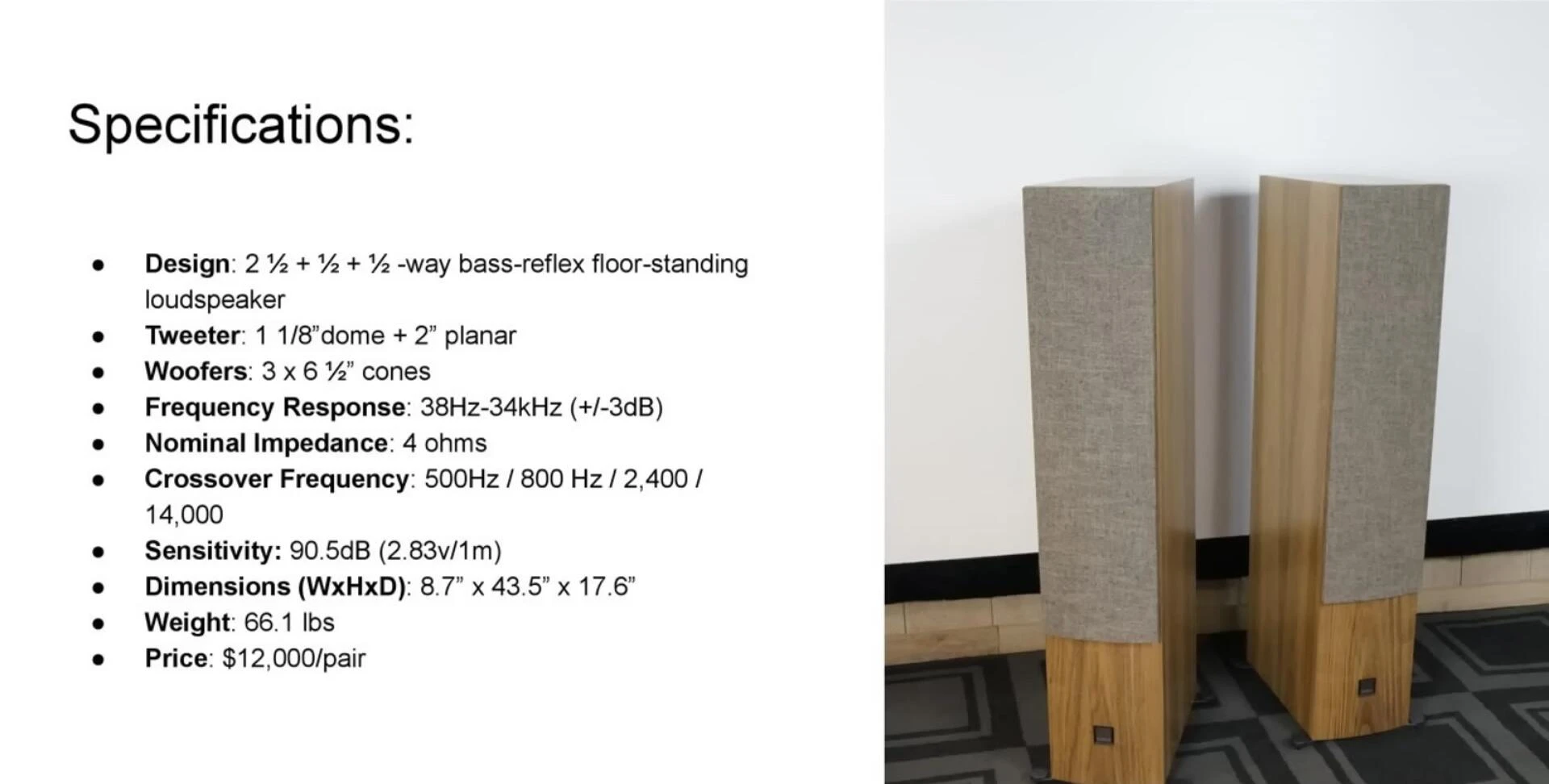 Close-up of the DALI RUBIKON 8 speaker showcasing its design
